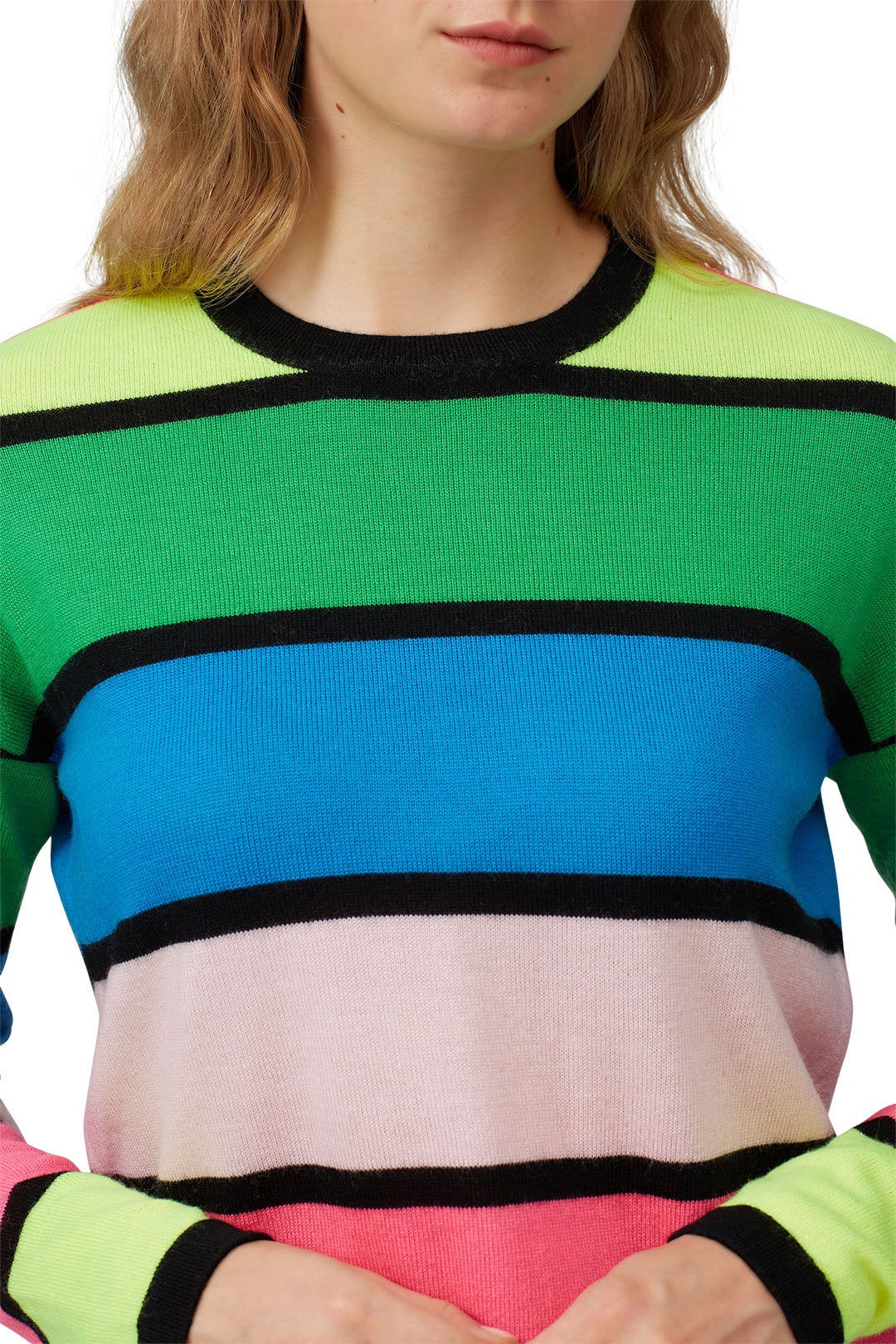 Multi Combo Stripe Sweater by Threads of PRVLG 3