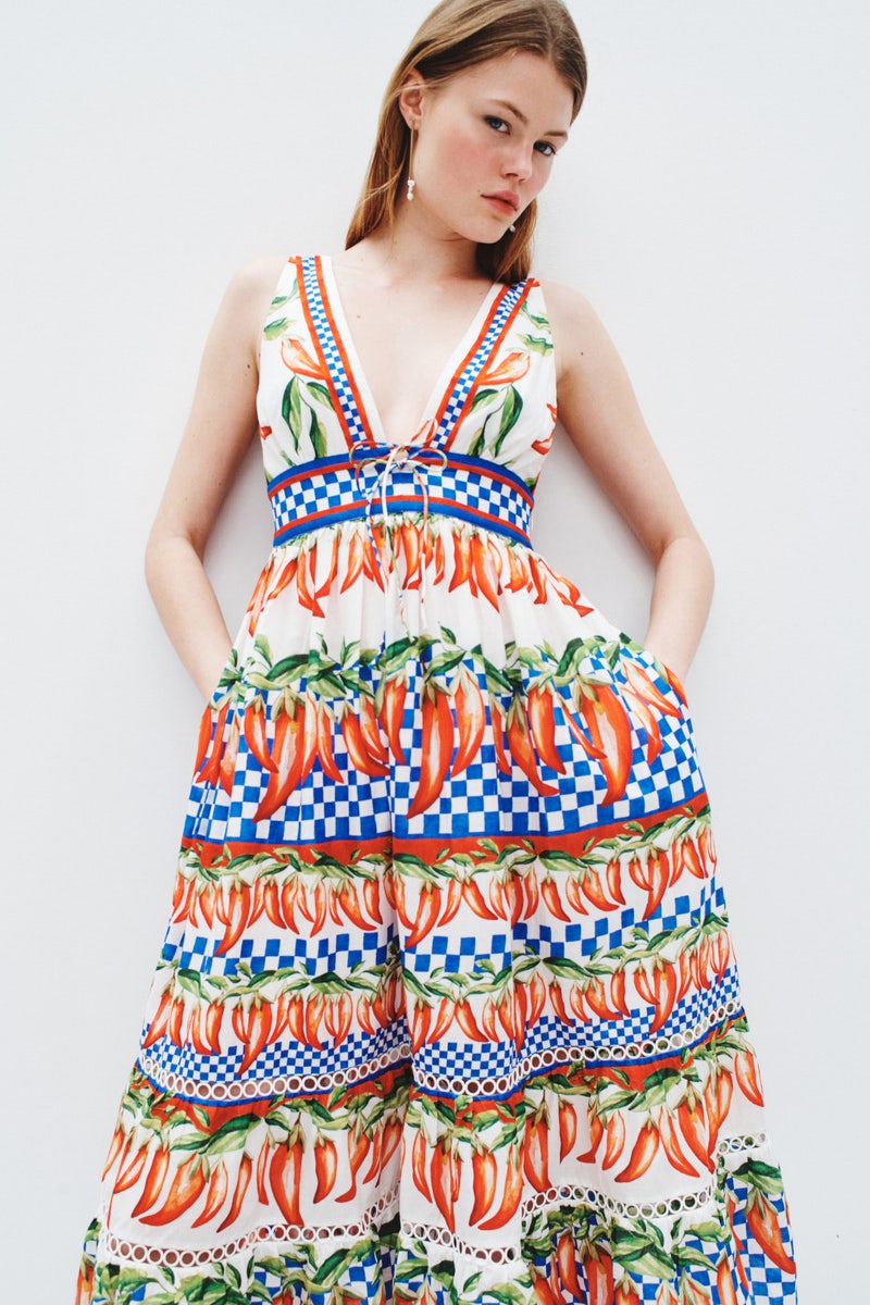 Picnic Peppers Ainika Midi Dress by FARM Rio - Photo 3