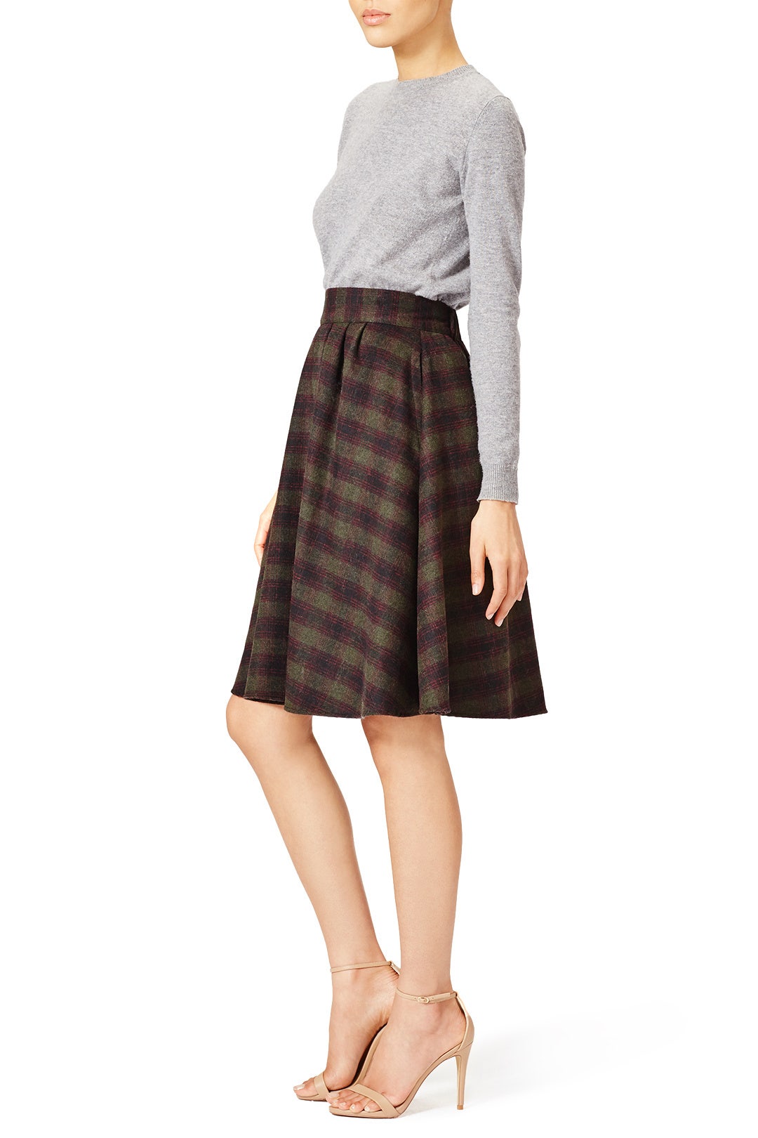 Meadow Plaid Skirt by J.O.A. 3