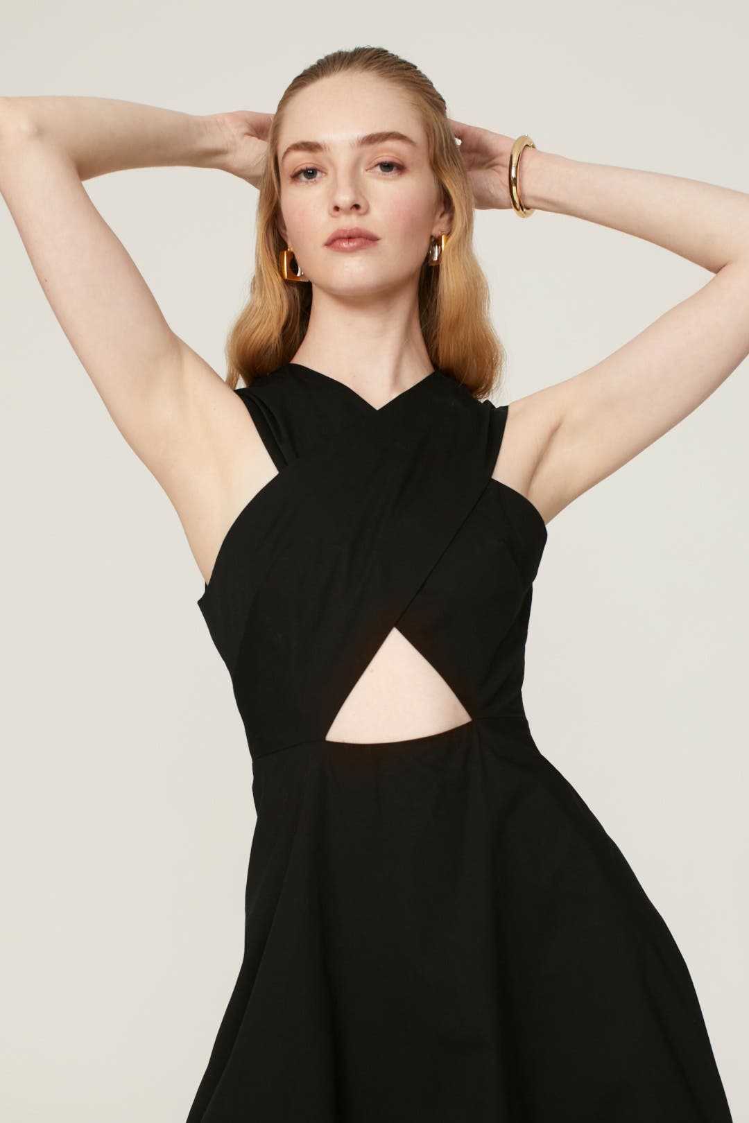 Black Crisscross Dress by Rosetta Getty x RTR | Rent the Runway