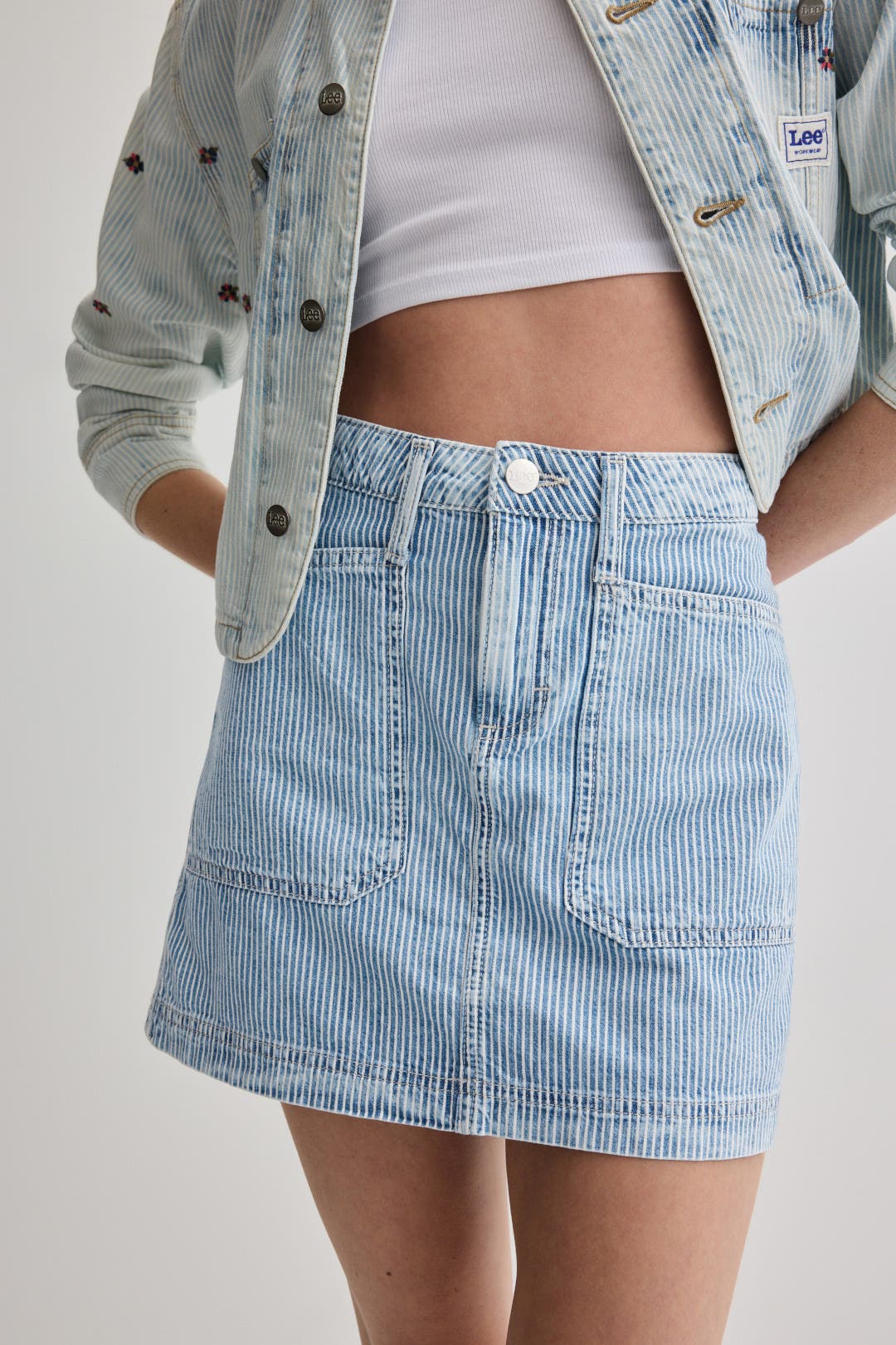 Mid-Thigh Mini Skirt by LEE | Rent the Runway