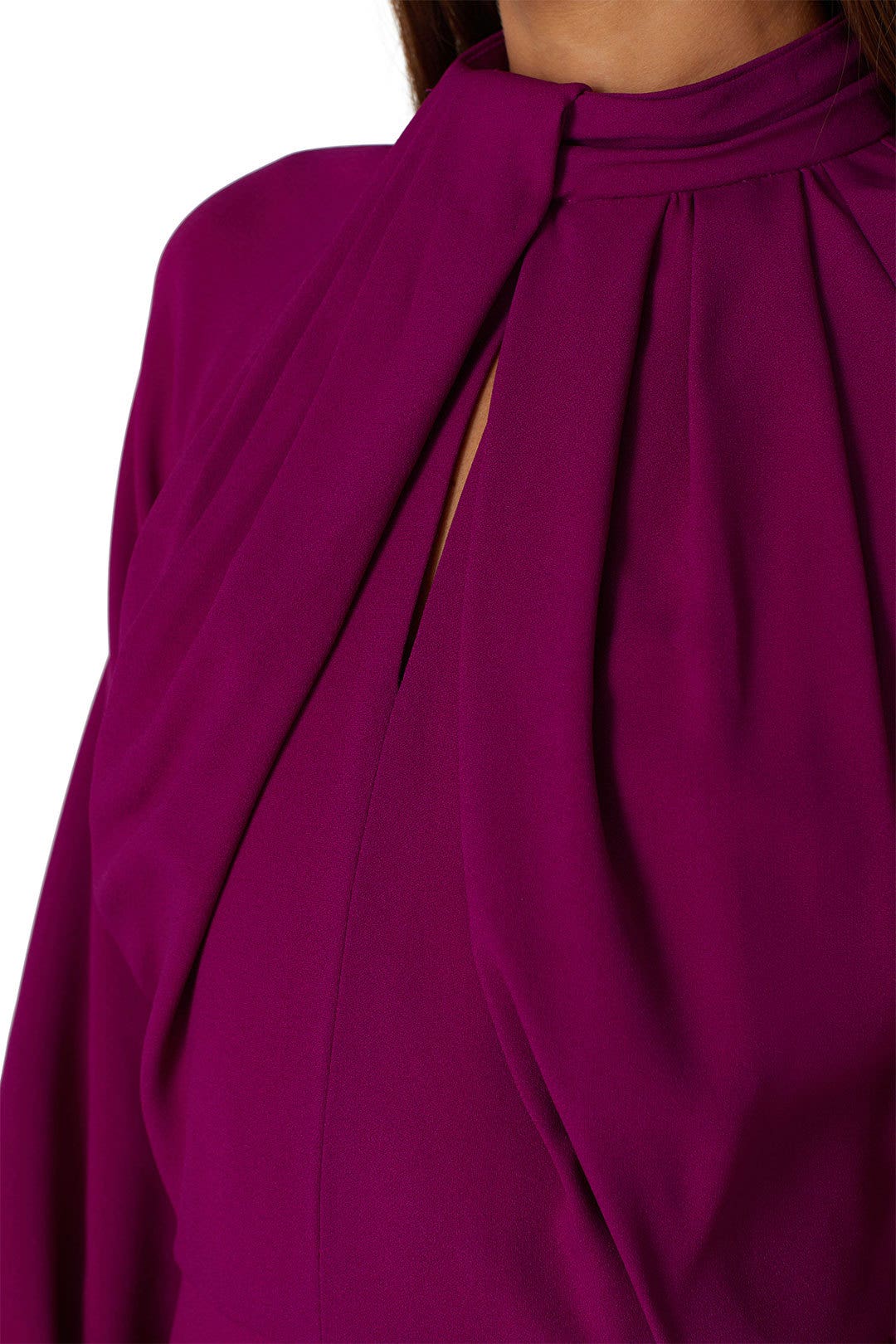 Pink Twist Neck Dress by Adam Lippes 3