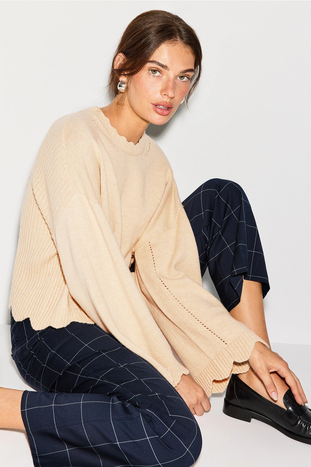 Scallop Trimmed Crew Neck Sweater by 3.1 Phillip Lim 3