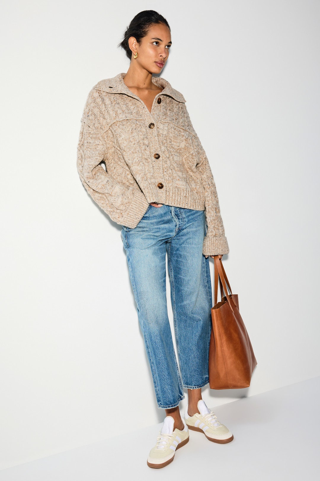 Forest Oatmeal Cardigan by Vanessa Bruno 3