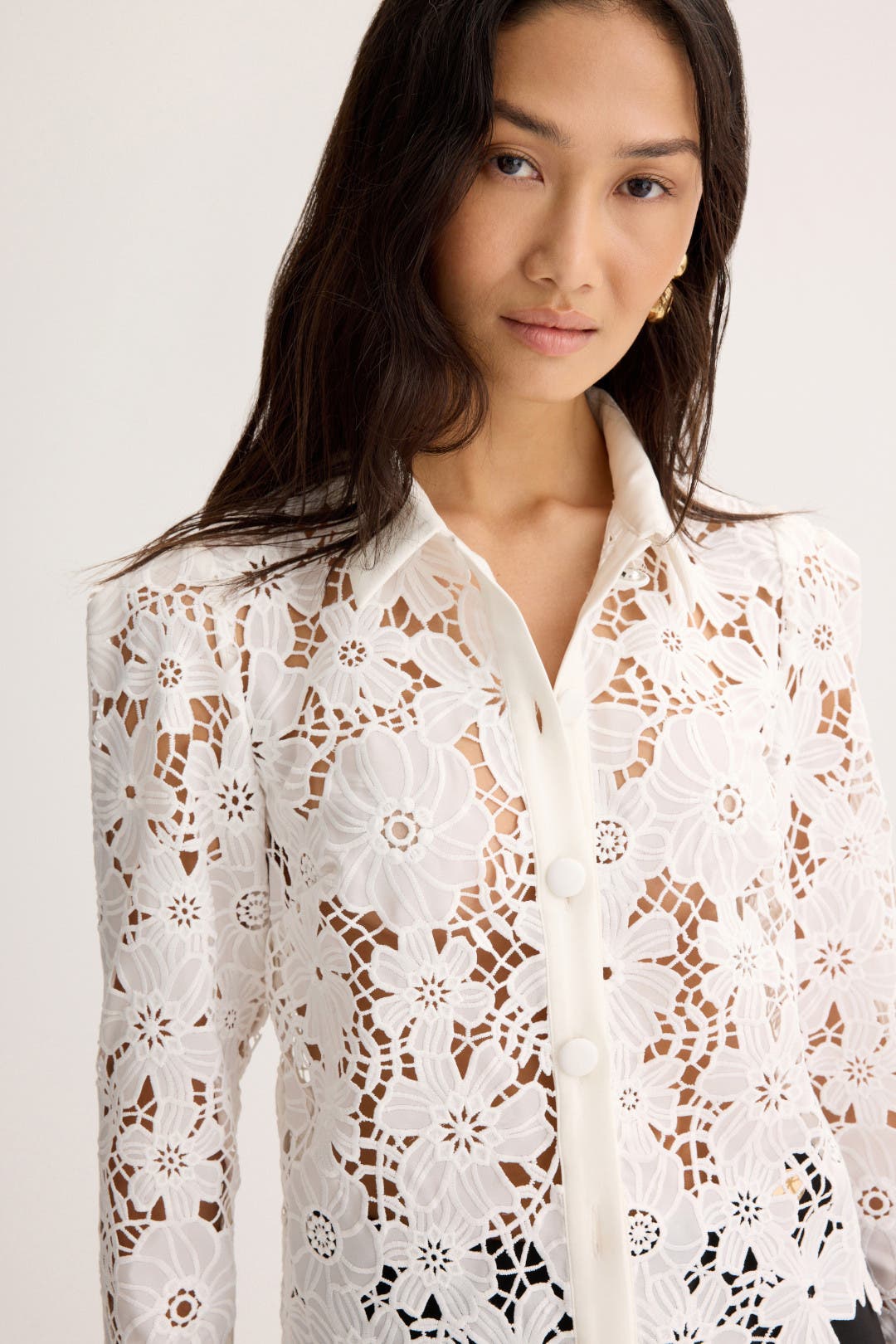 June Roja Lace Top by Milly | Rent the Runway