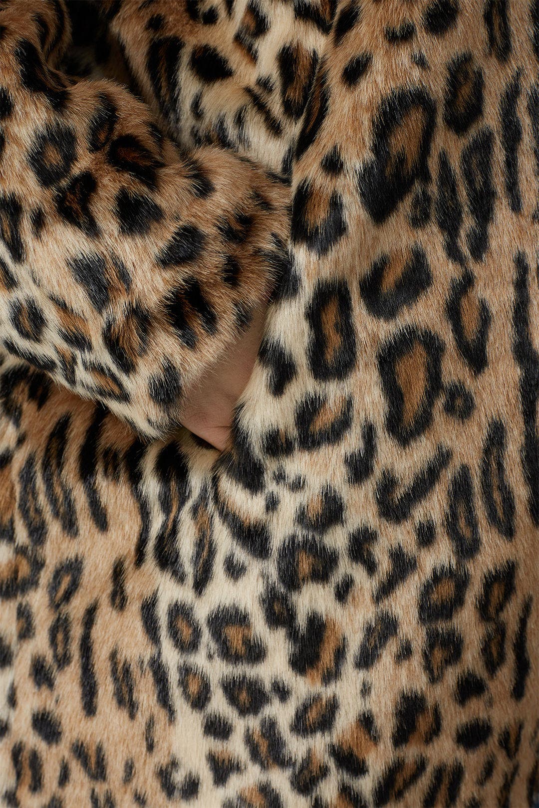 Leopard Faux Fur Jacket by JUNAROSE 3
