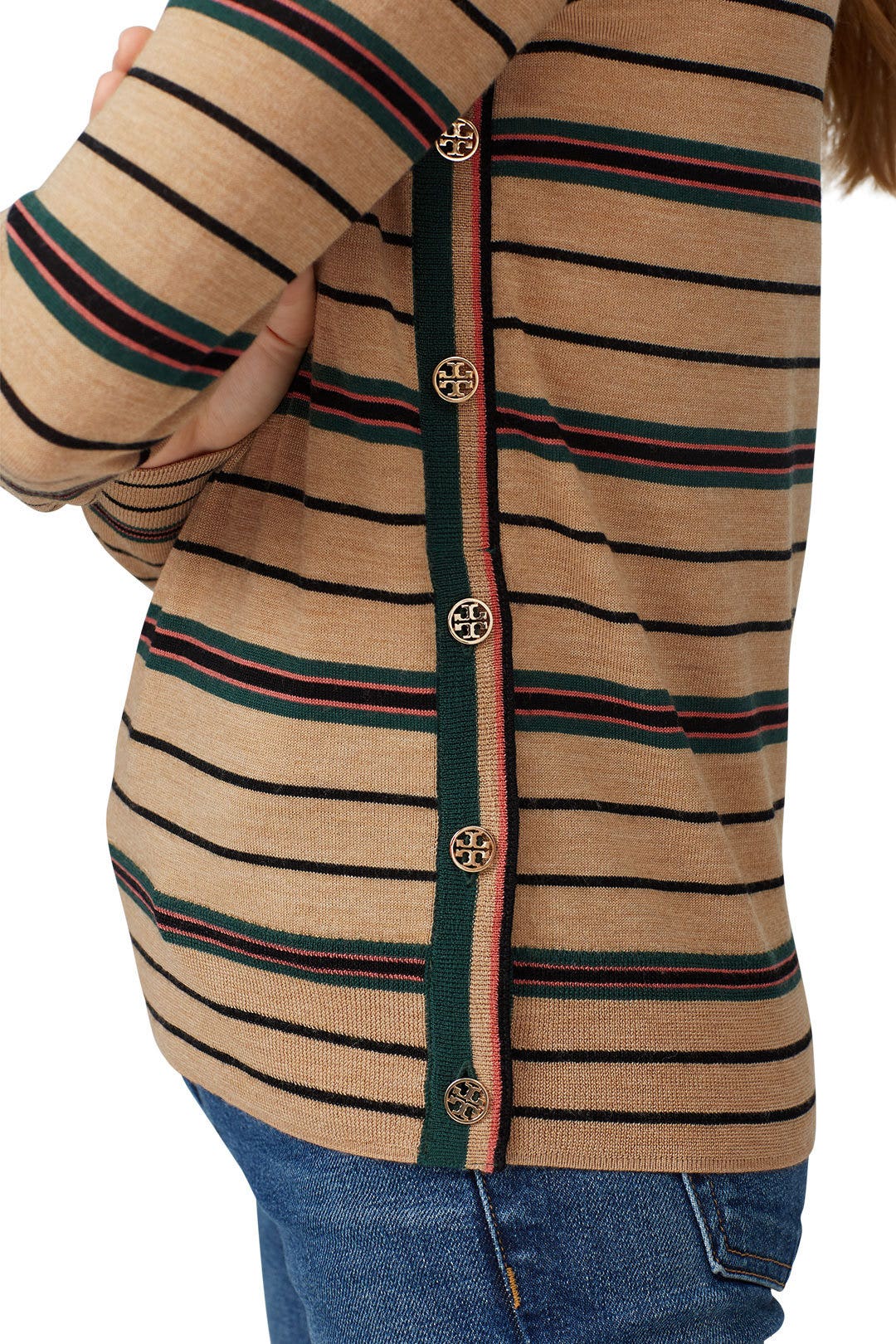 Striped Madeline Pullover by Tory Burch 3