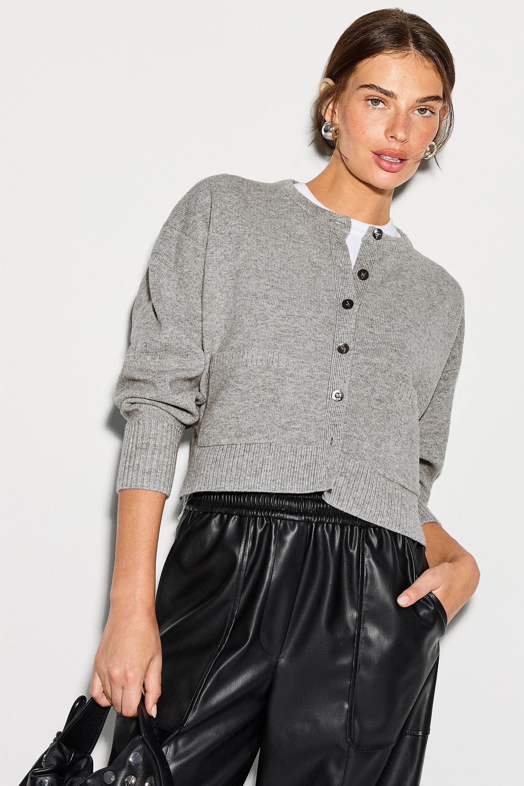 Heather Grey Cardigan by 3.1 Phillip Lim | Rent the Runway
