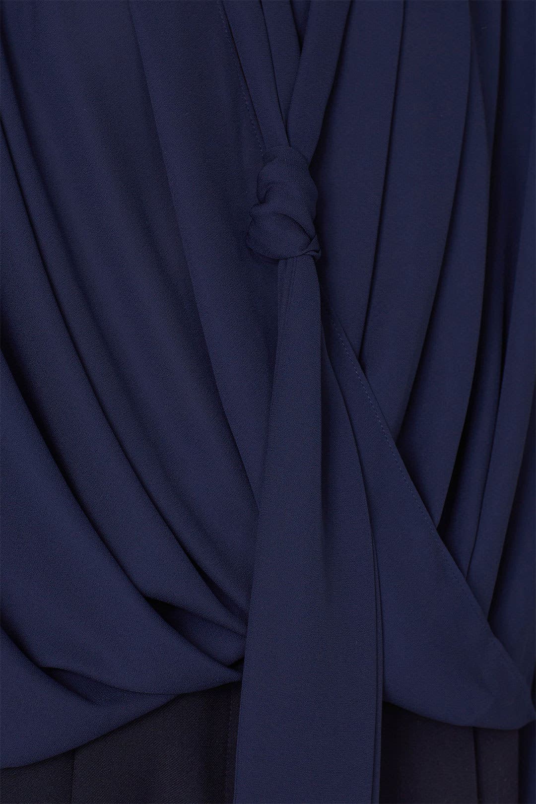 Navy Draped Blouse by Derek Lam 10 Crosby x RTR | Rent the Runway