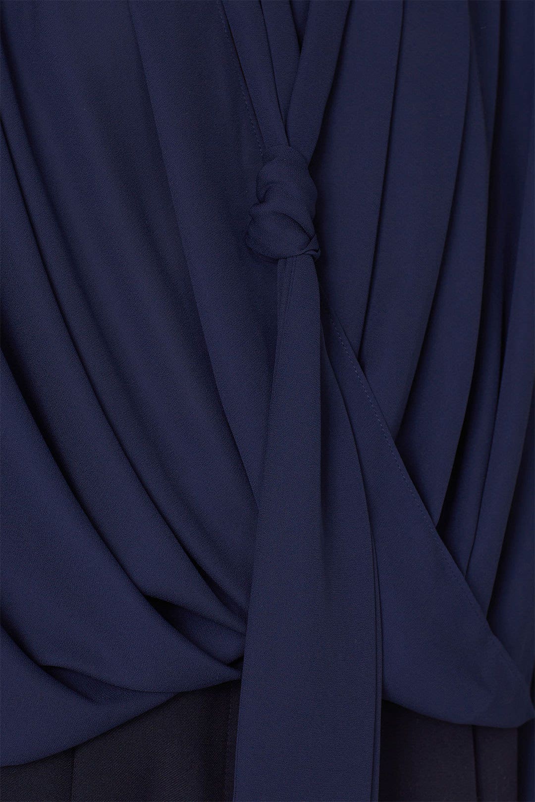 Navy Draped Blouse by Derek Lam 10 Crosby x RTR 3