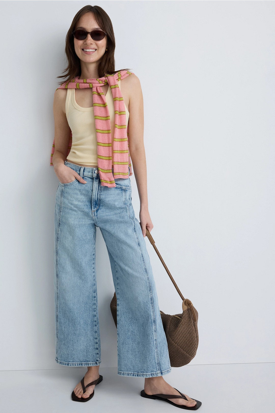 Petite Mia Wide Leg Jeans by Joe's Jeans 3