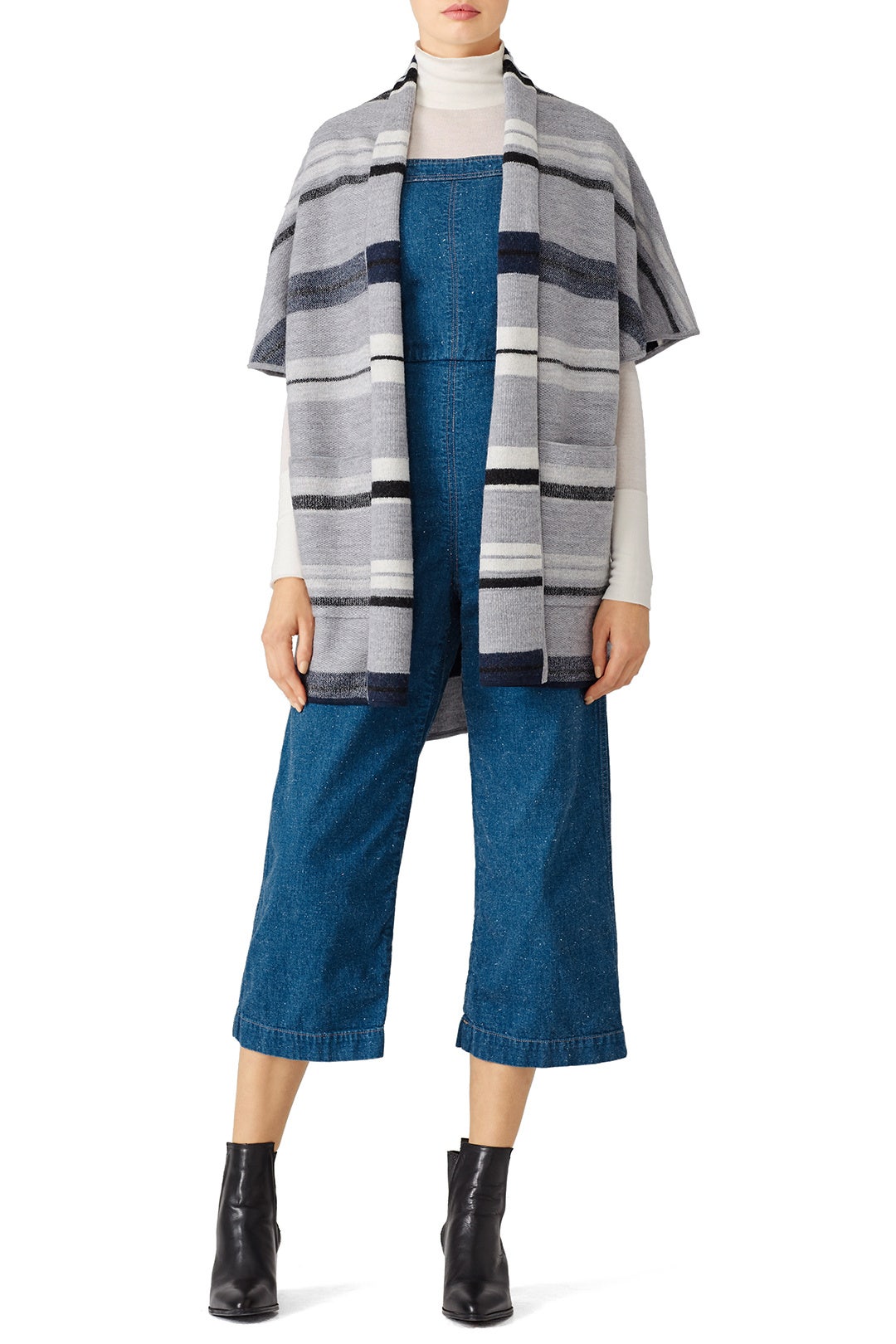 Grey Blanket Cardigan by Derek Lam 10 Crosby 3