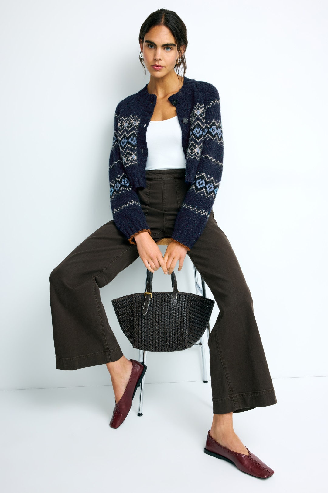 Damas Fair Isle Cardigan by Vanessa Bruno 3