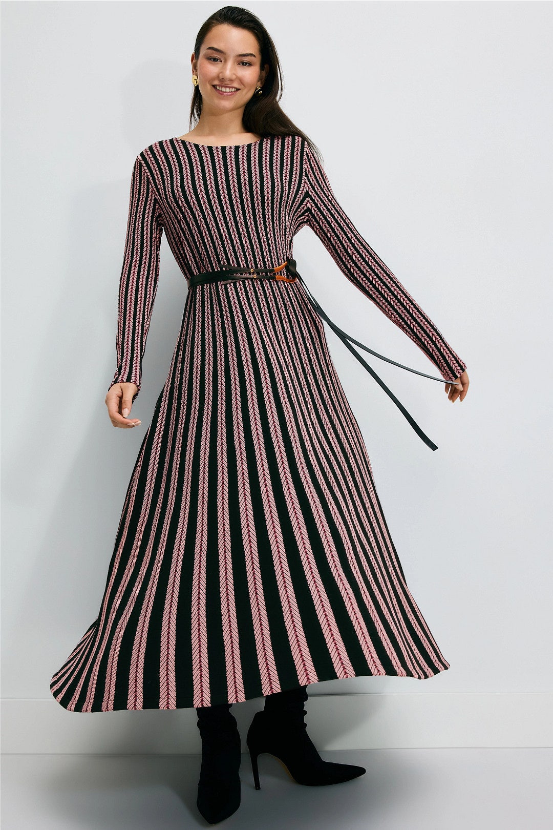 Male Chevron Stripe Knit Dress by Aldomartins 3