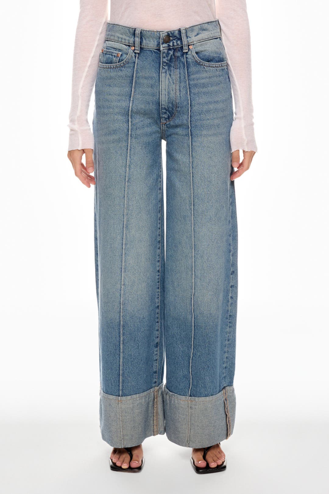 パンツ L'APPARTMENT DL1961/HEPBURN WIDE DENIM Hepburn Wide Leg High Rise 32