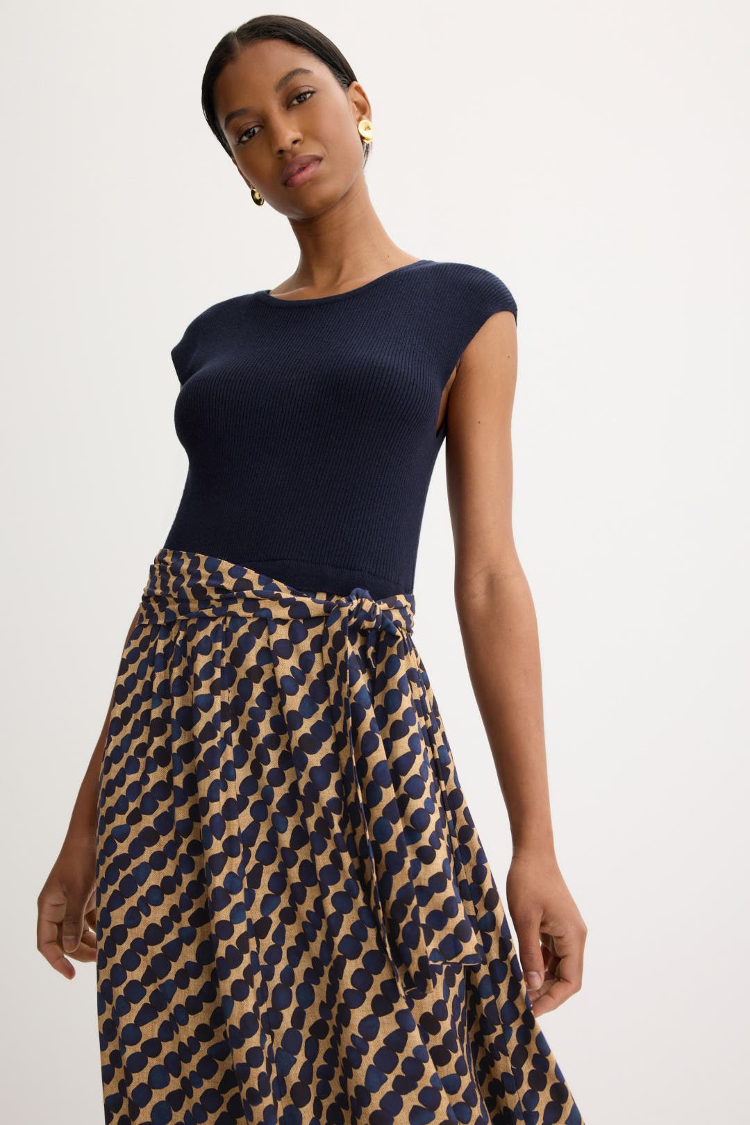 ♡Ree style♡ Pebble Dream Mixed Media Dress by NIC + ZOE | Rent the Runway