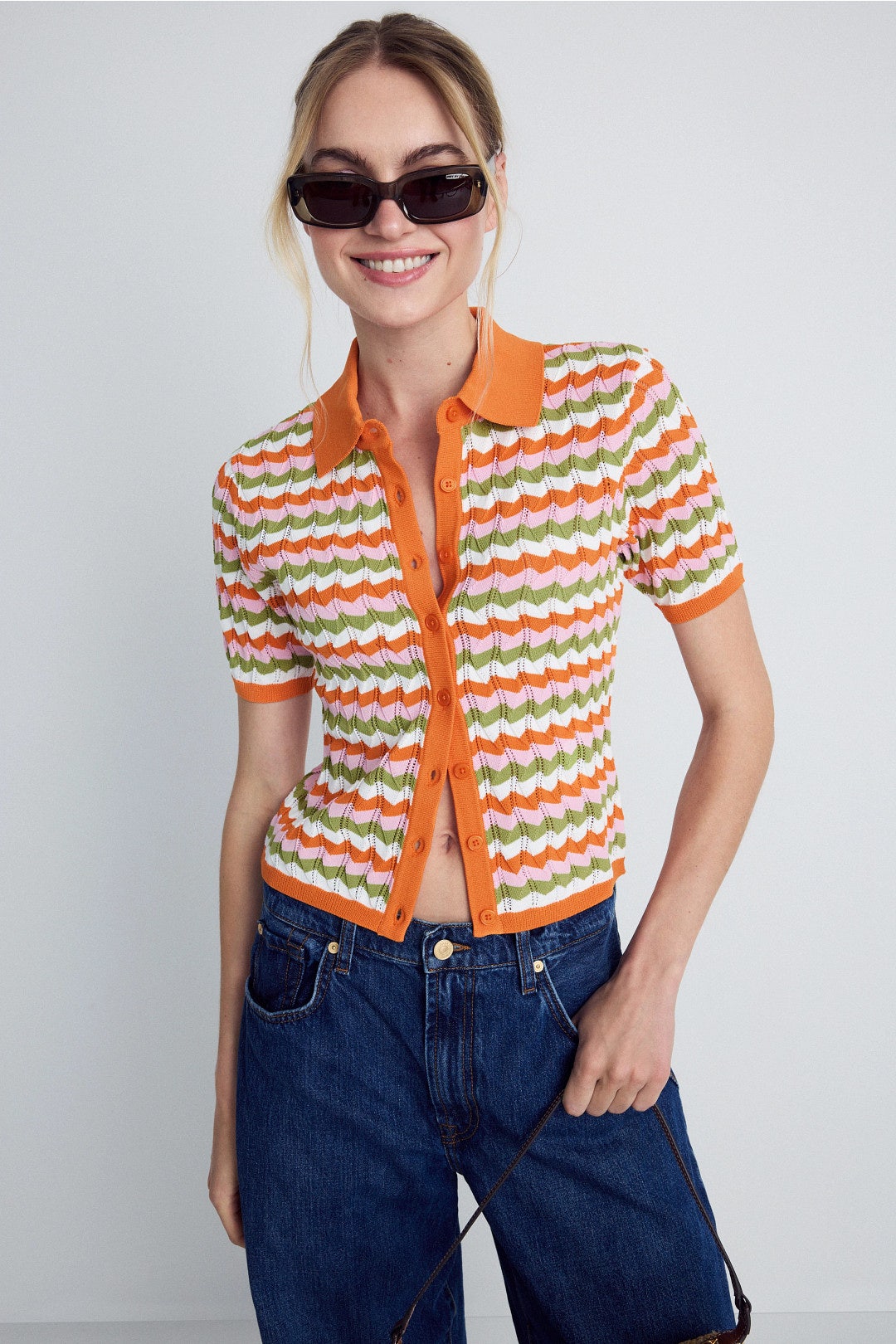 Crochet Collared Top by Ronny Kobo x RTR 3