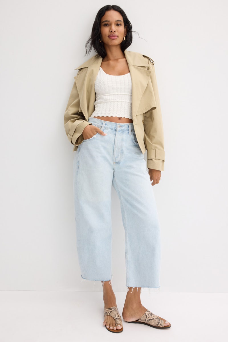 Ayla Raw Hem Cropped Jeans by Citizens of Humanity - Photo 3
