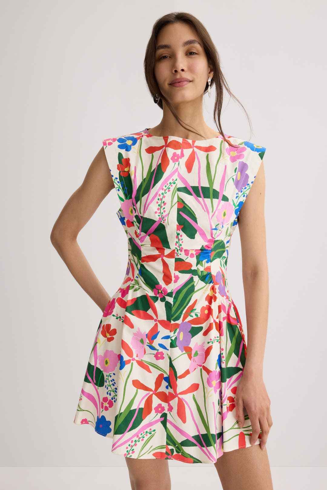 ワンピース andmarry Donna gather mini dress andmarry Donna gather mini dress Donna Mini Dress by