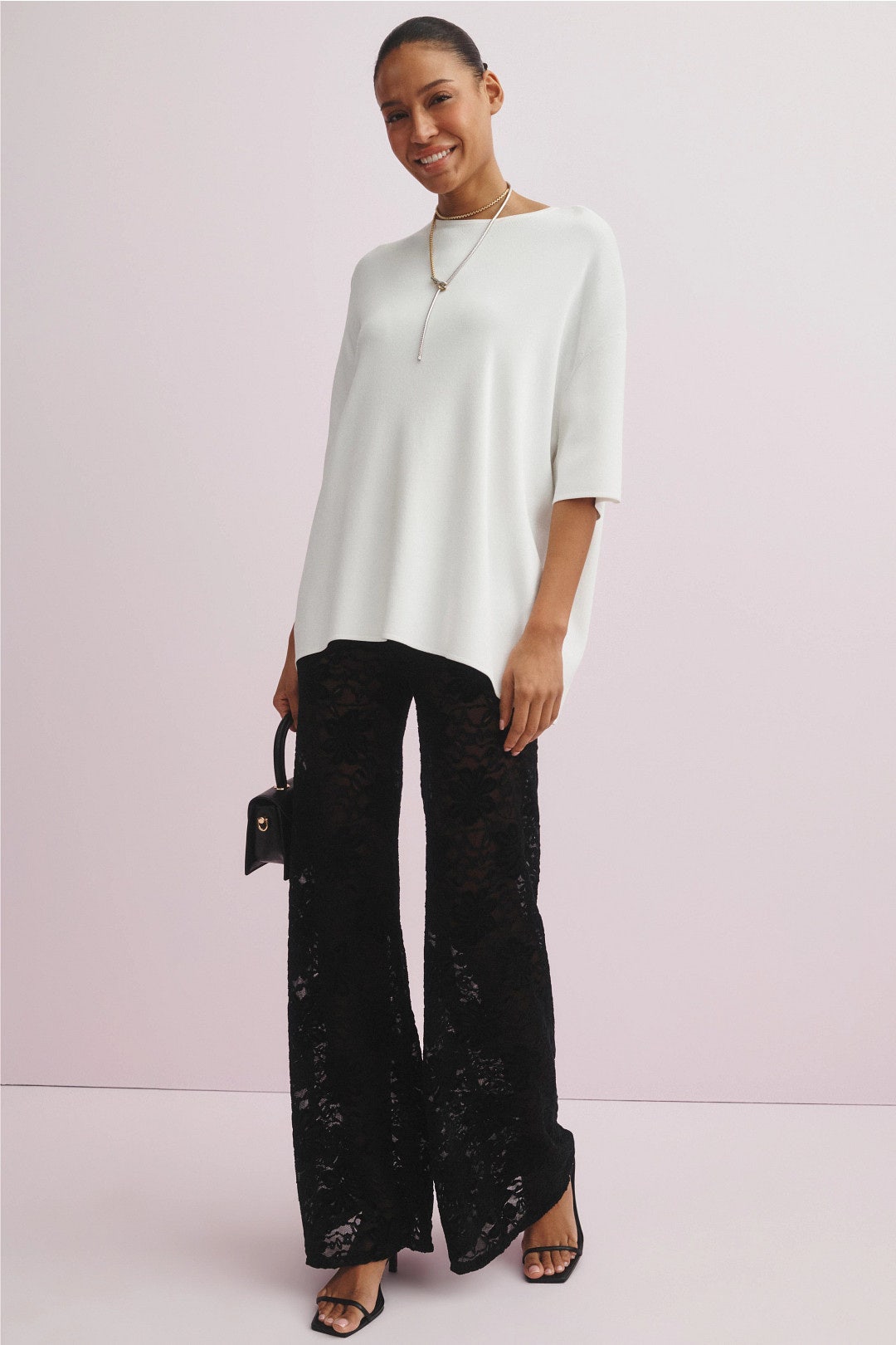 Fleur Lace Palazzo Pants by Nightcap 3