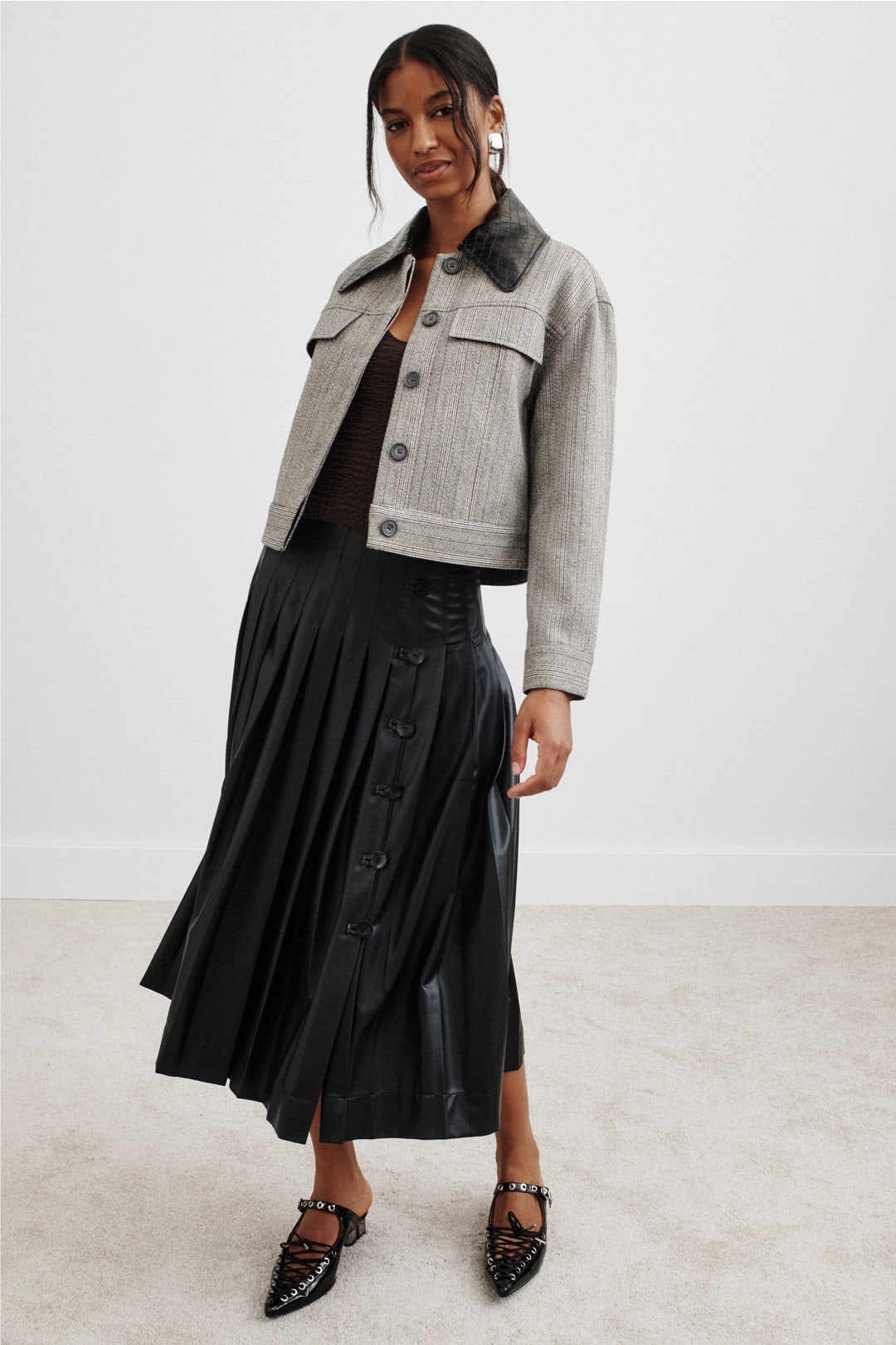 Tailored Jacket With Combo Collar by 3.1 Phillip Lim 3