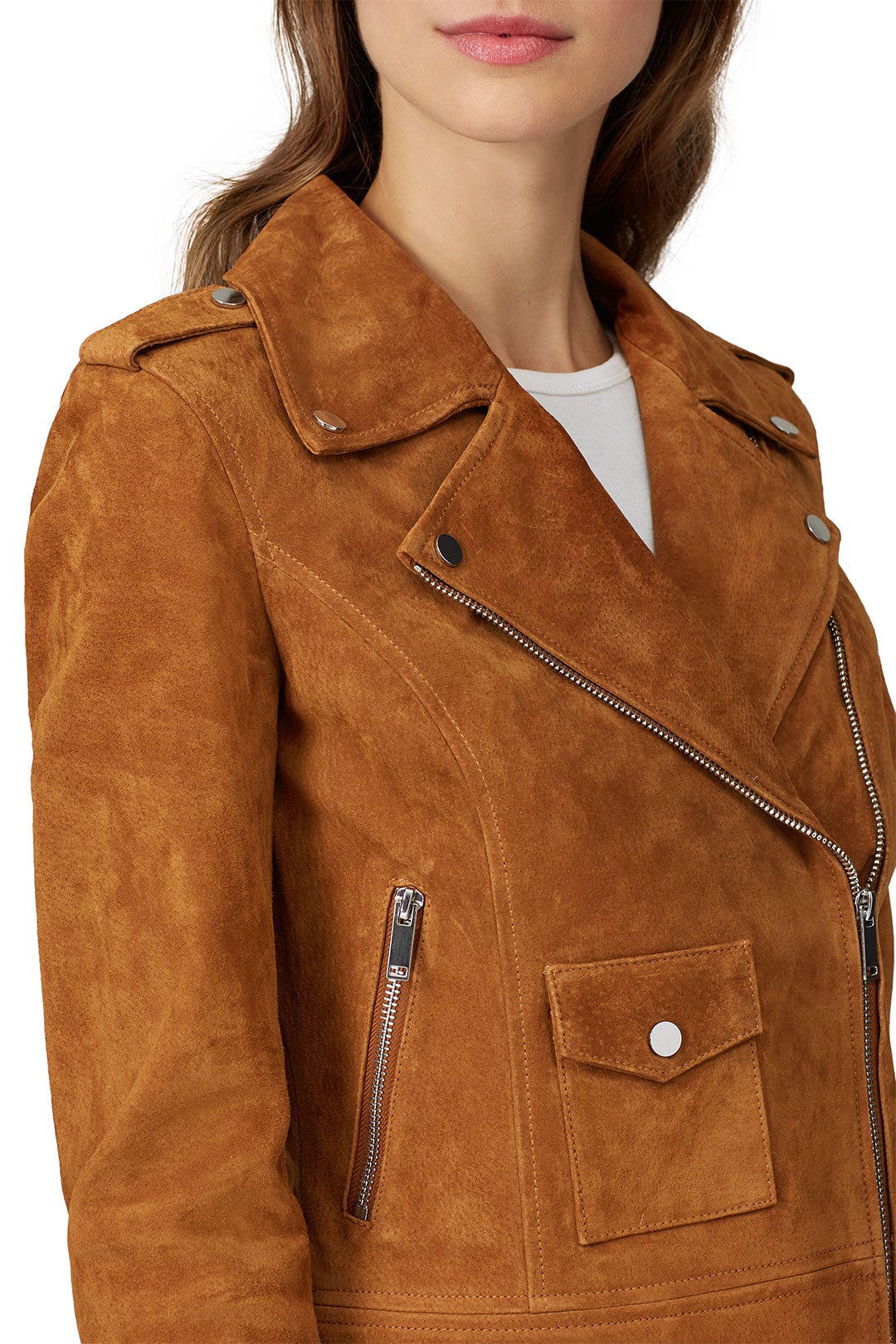 Suede Moto Jacket by Slate & Willow 3