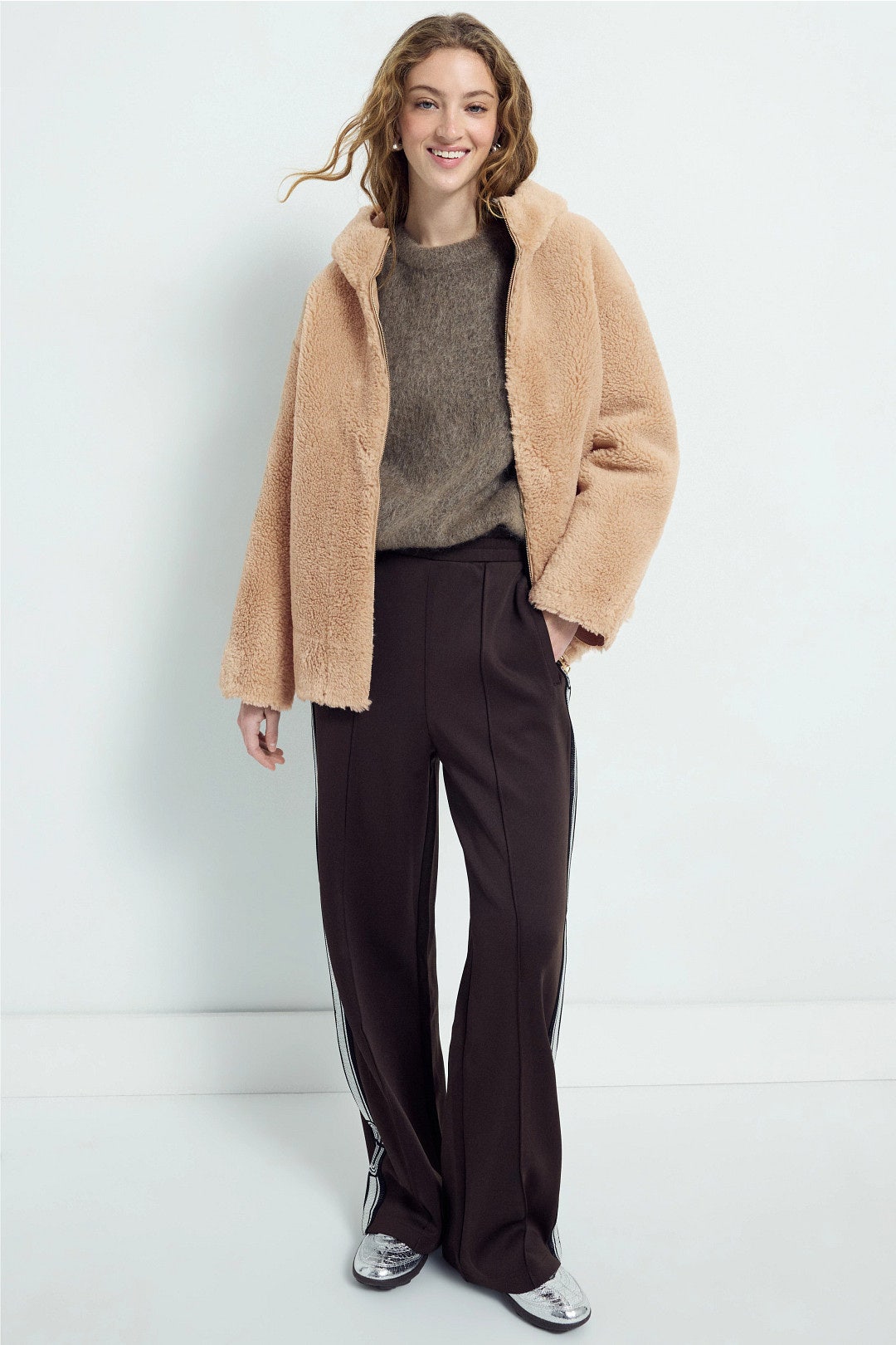 Gatapi Faux Sherpa Jacket