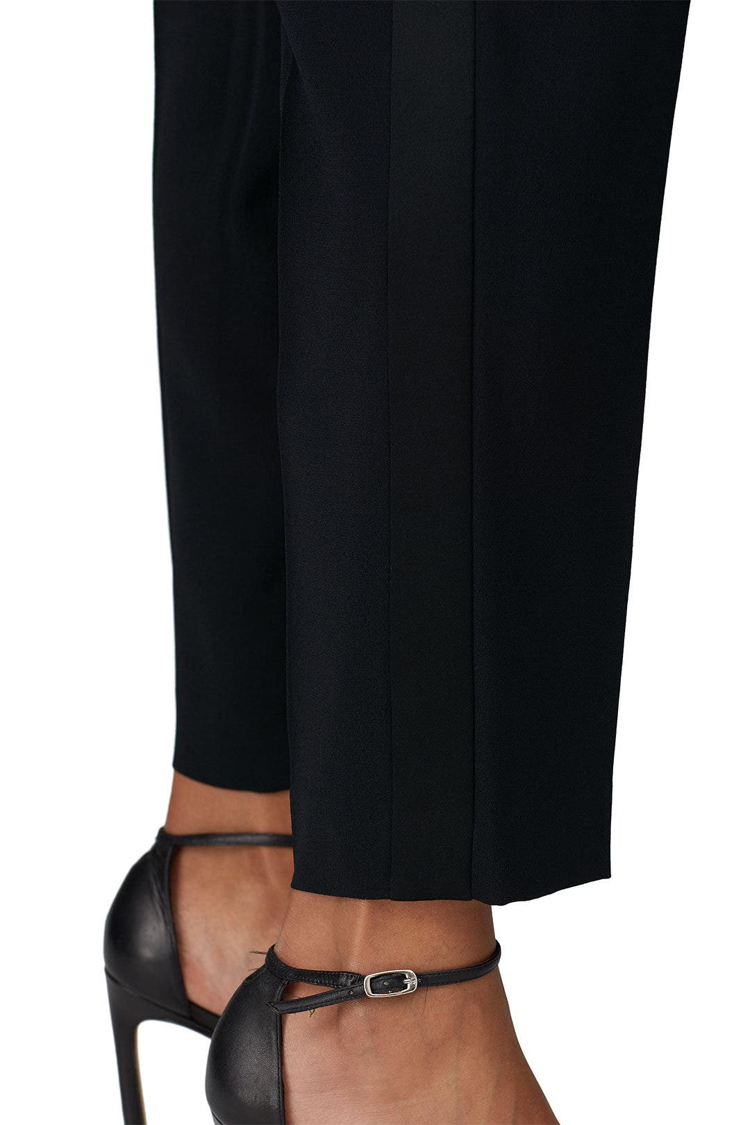 Black Ankle Tuxedo Pants by Emporio Armani 3