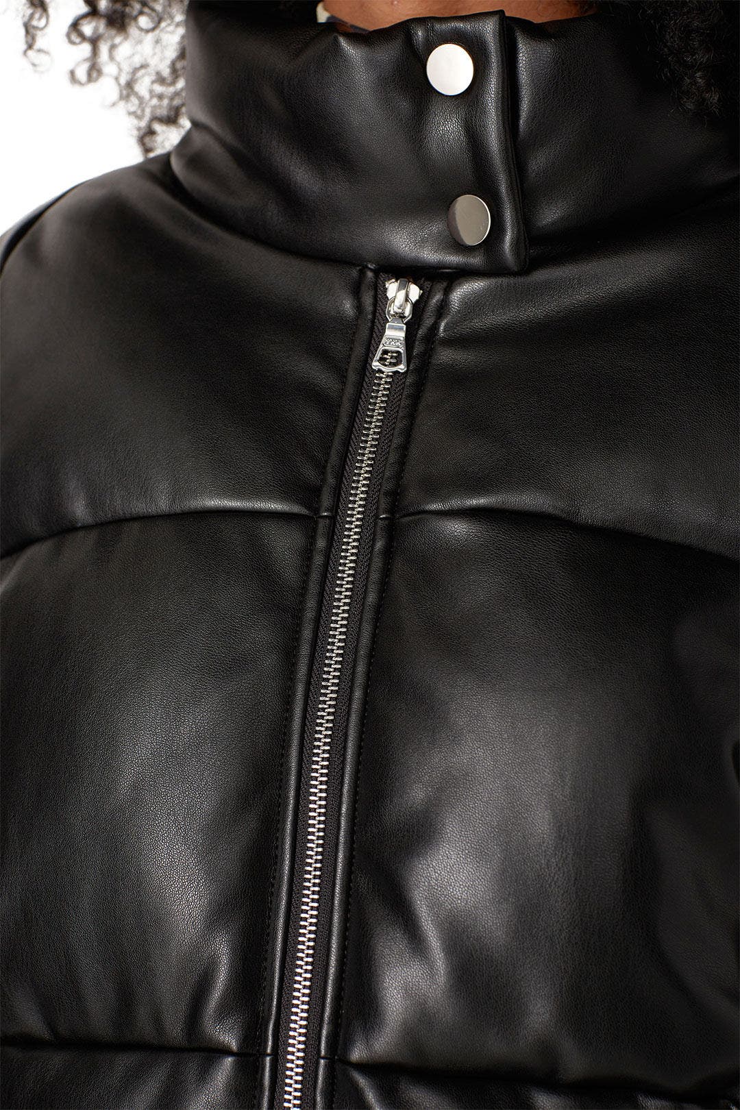 Faux Leather Puffer by Milly 3