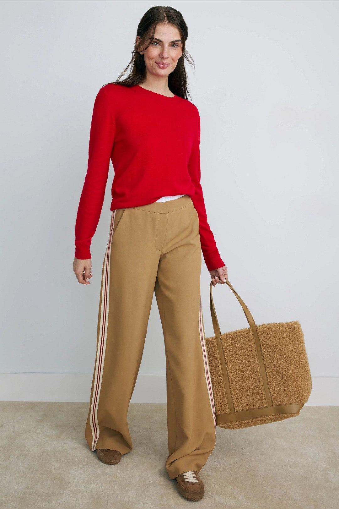 Eugene Track Stripe Pants by Veronica Beard 3