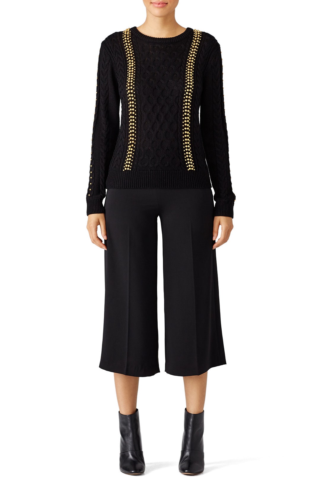 Black Woven Sweater by Endless Rose 3