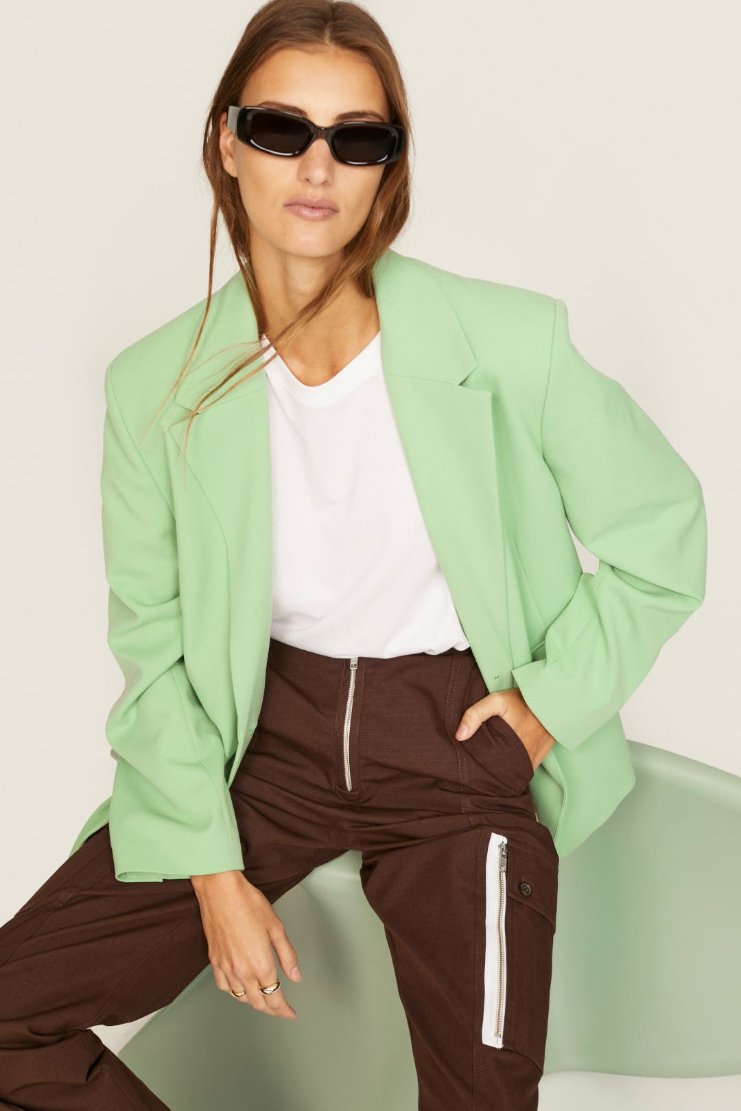 haven off white blazer