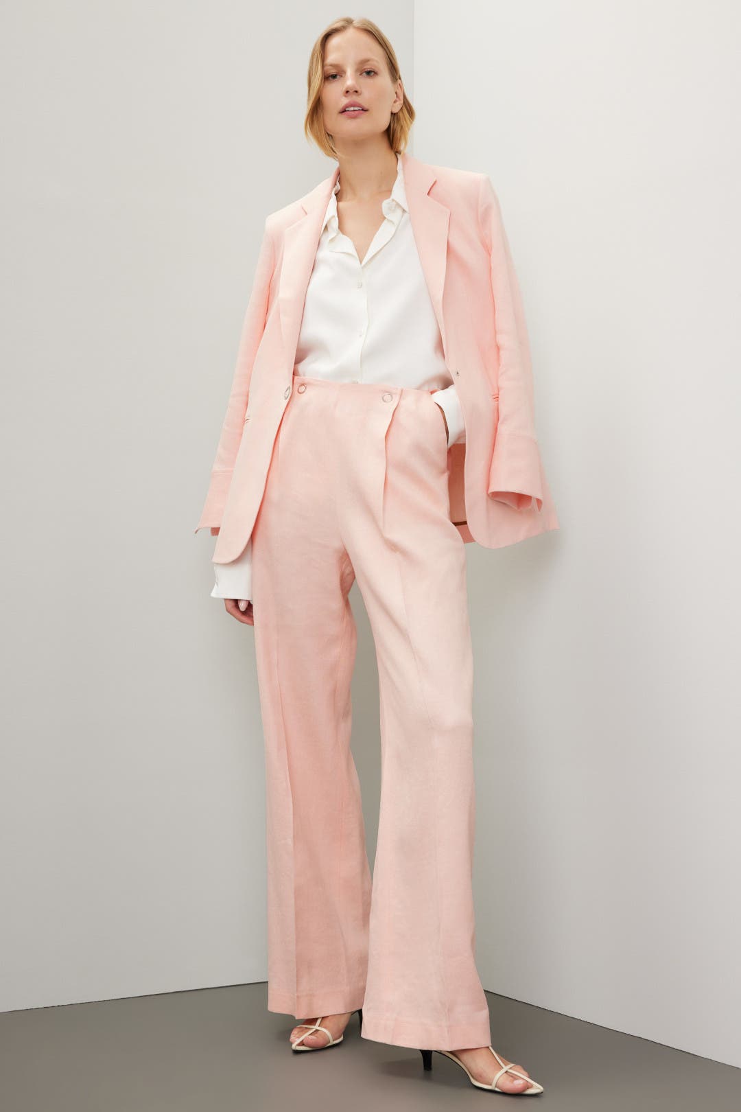 パンツ BOSS Woman Pants Pink 50537404 685 Pants in Pink by HUGO BOSS | Women