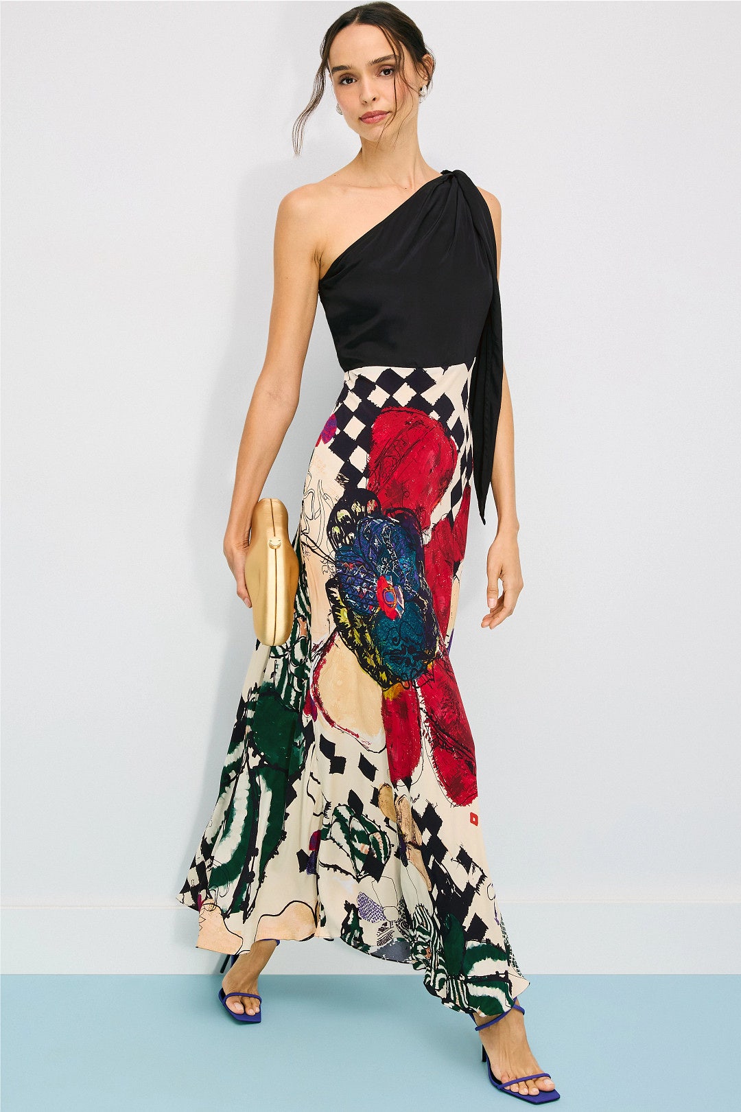 Sylvia Printed Gown by Saaksha & Kinni 3