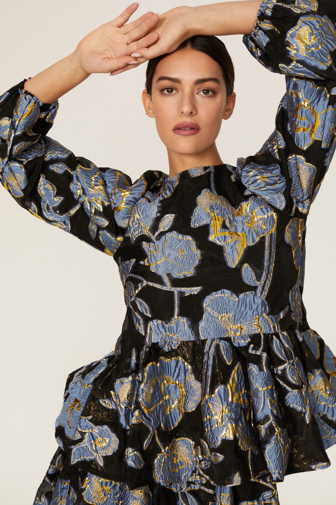 Jenny Puff Sleeve Blouse by STINE GOYA | Rent the Runway