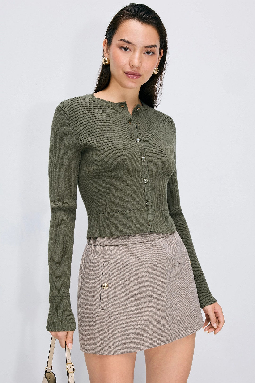 Crew Neck Cardigan by Toccin 3