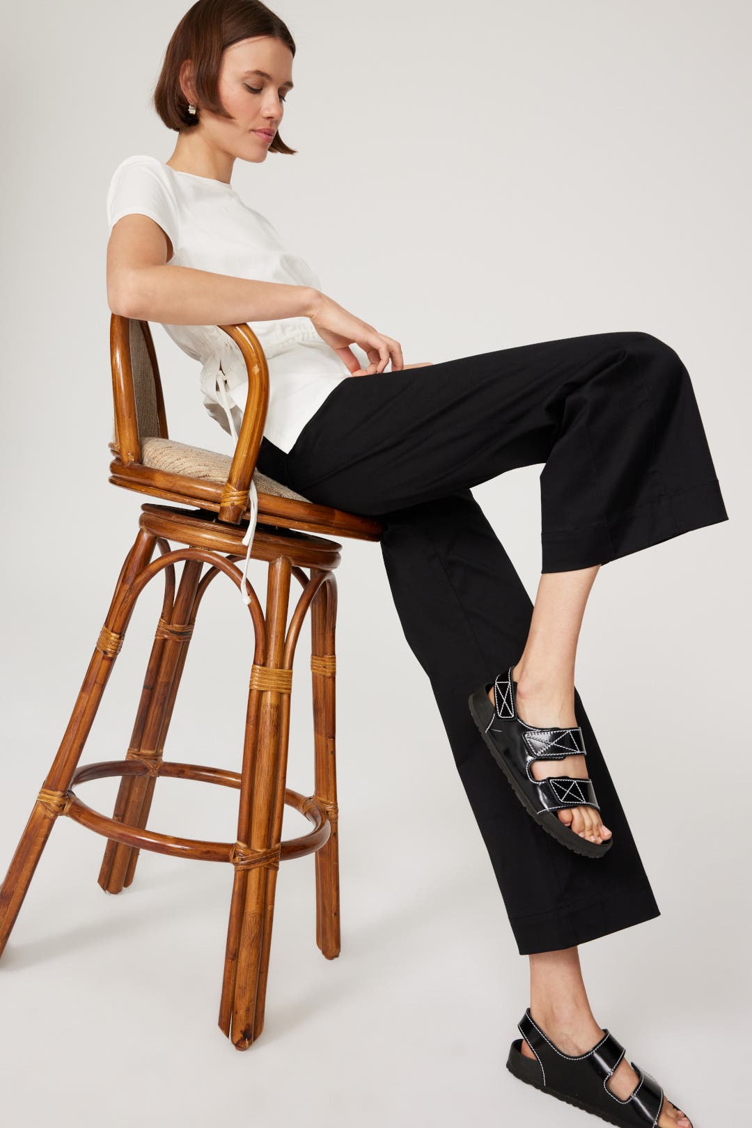 【Proenza Schouler】ホワイトラベル mid-riseジャージ culottes Cotton Culottes by Proenza Schouler White Label | Rent the