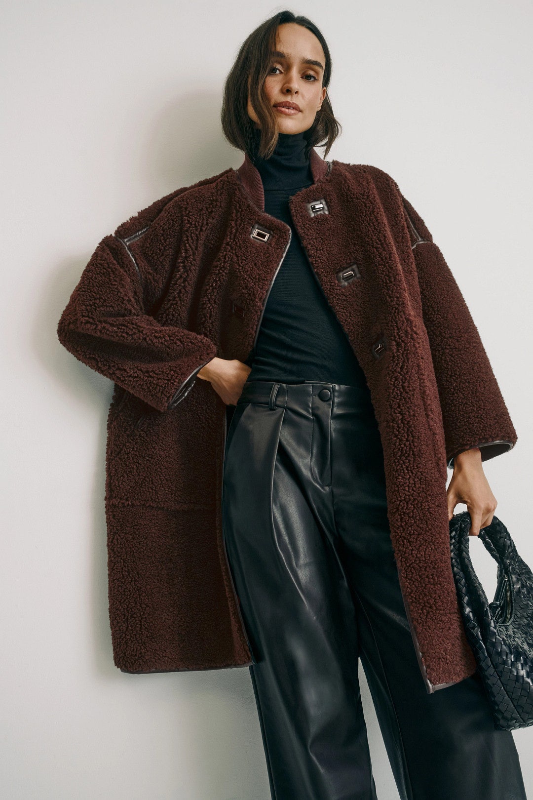 Mille Sherpa Coat by ba&sh 3