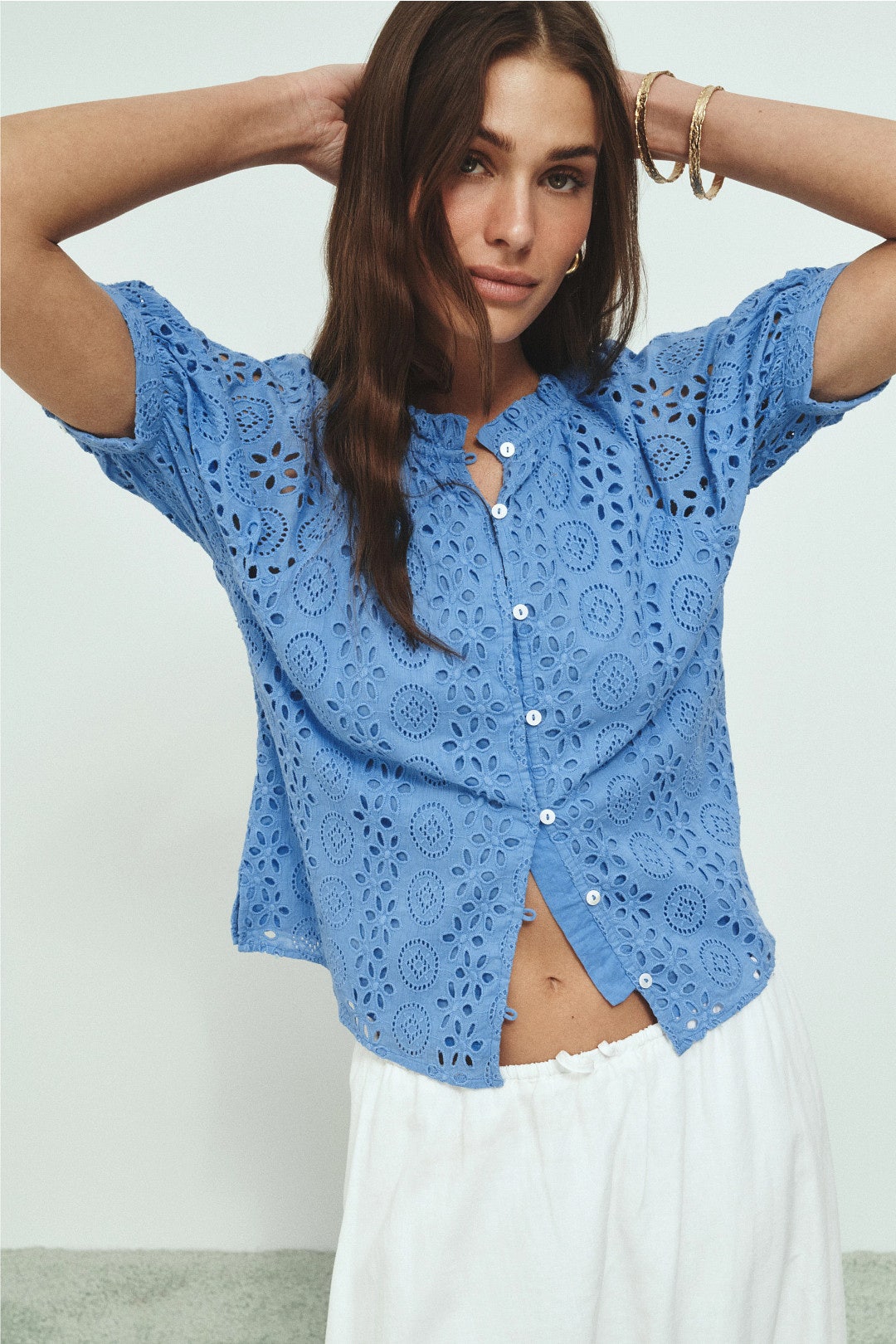 Kate Eyelet Blouse by Cleobella 3