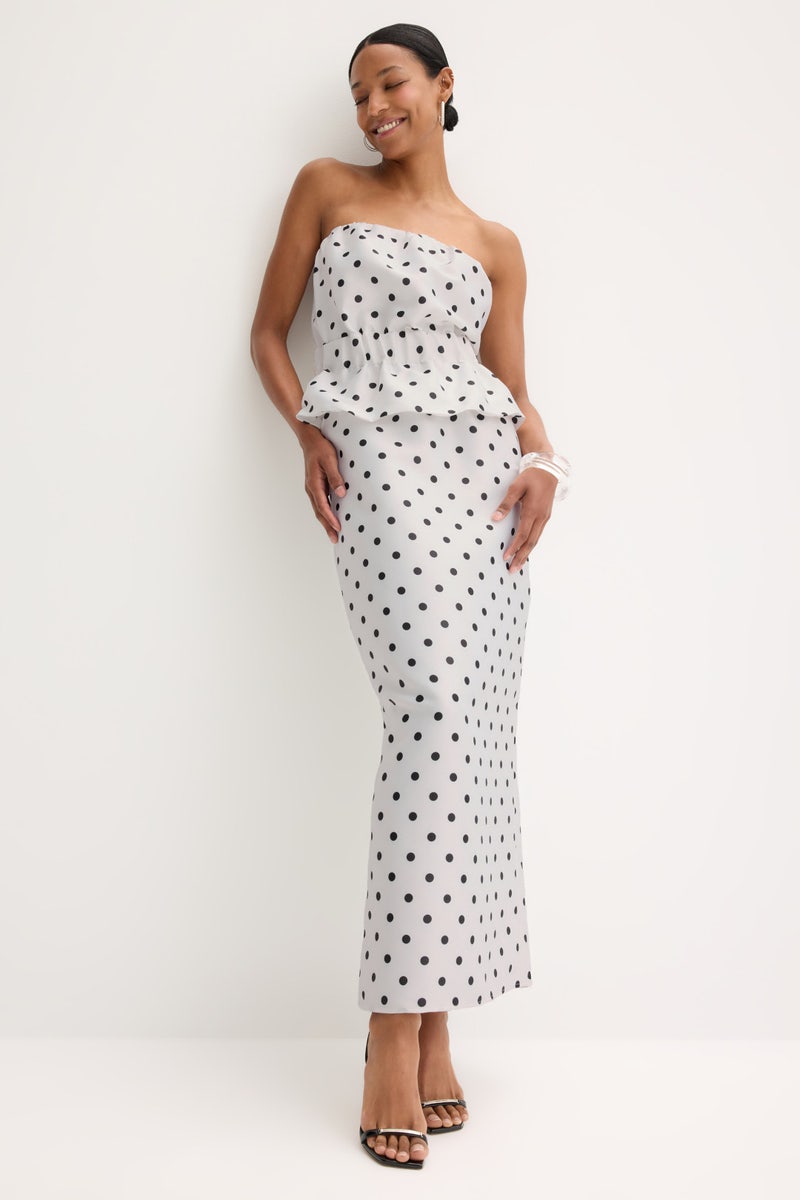 Polka Dot Midi Skirt by French Connection - Photo 3