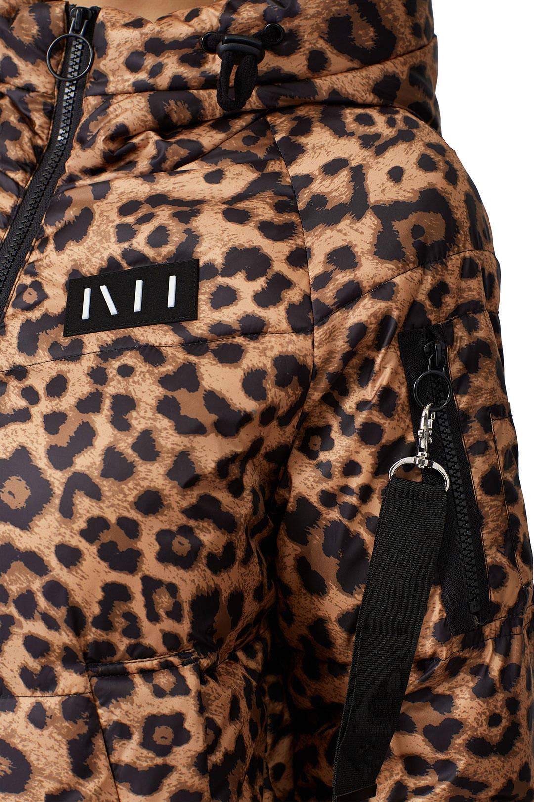 Leopard Cire Puffer Jacket by NVLT 3