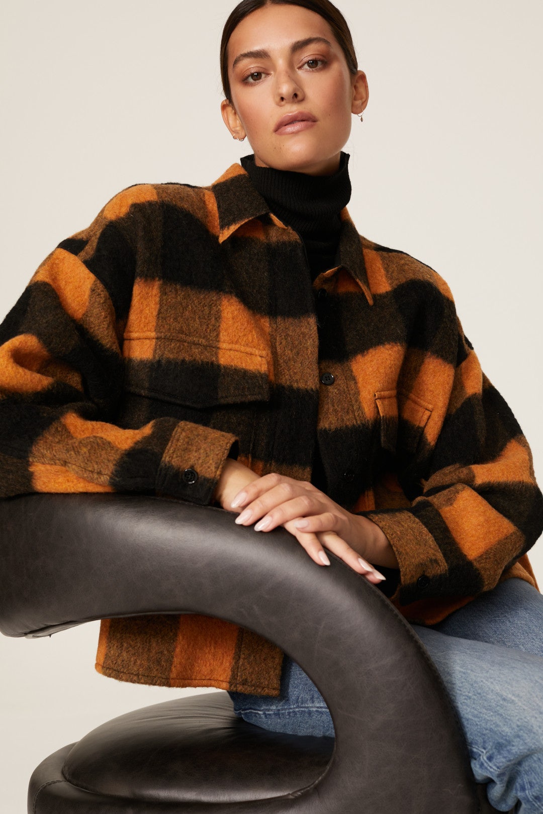 Buffalo Plaid Jacket by MM6 Maison Margiela 3