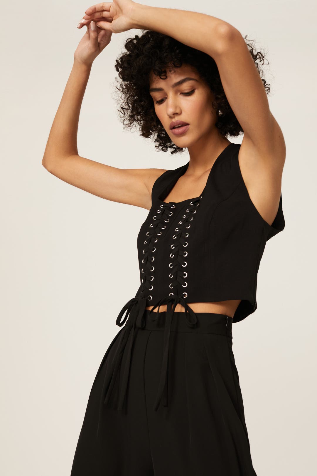 トップス melt the lady lace up layered corset Melt the lady lace up layered corset（mel tthe lady lace up