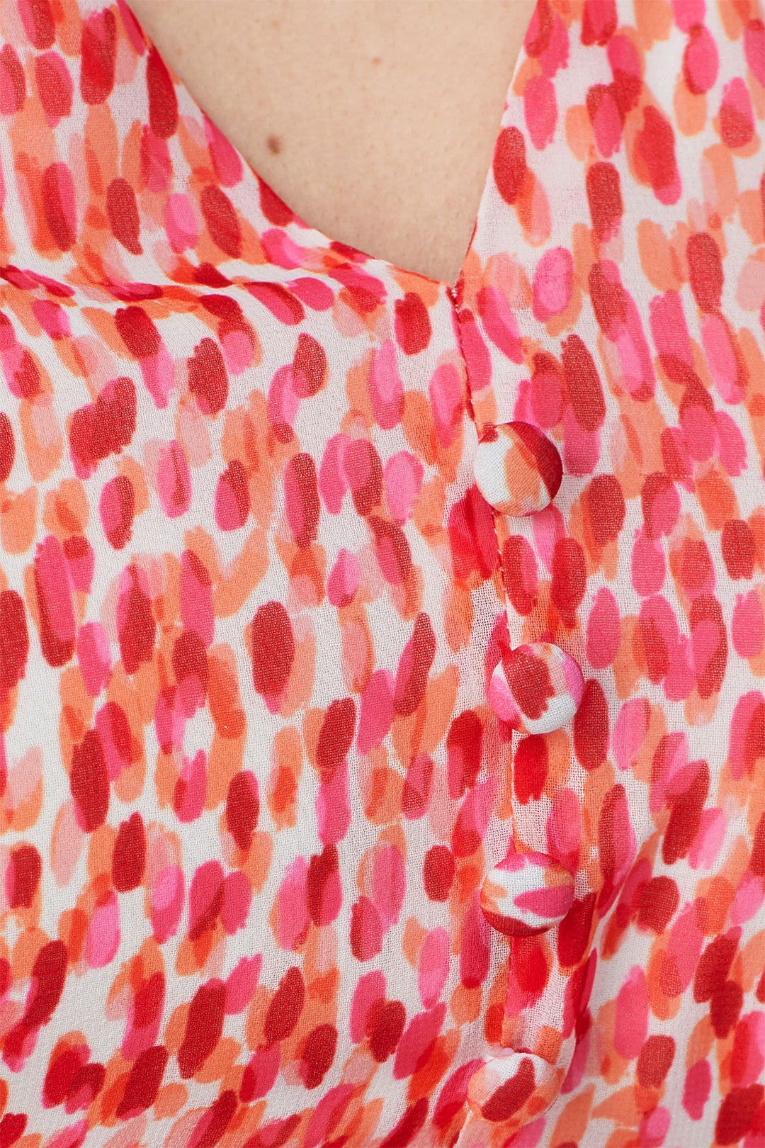 Puff Sleeve V-Neck Midi Dress by Alexia Admor 3