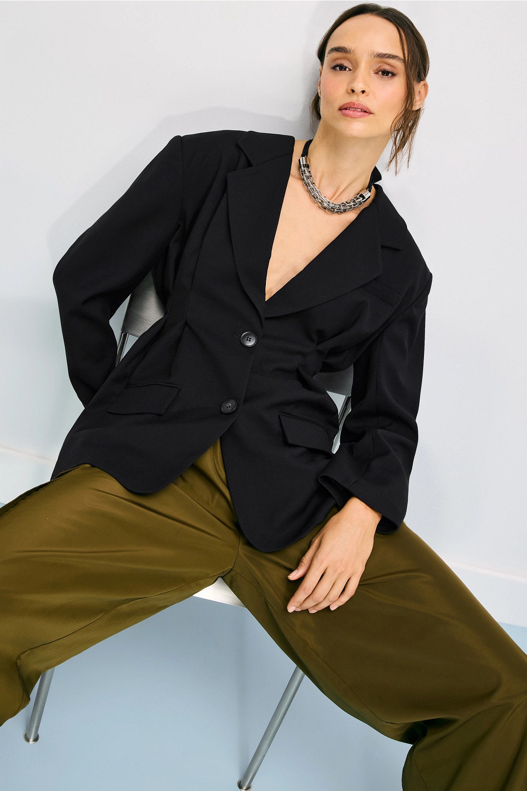 Paula Cinched Waist Blazer by Gestuz 3