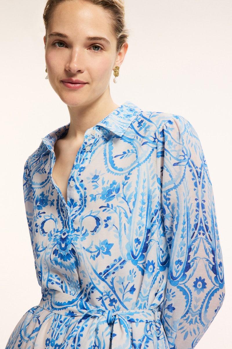 Lucy Porcelain Deco Dress by Caballero - Photo 3