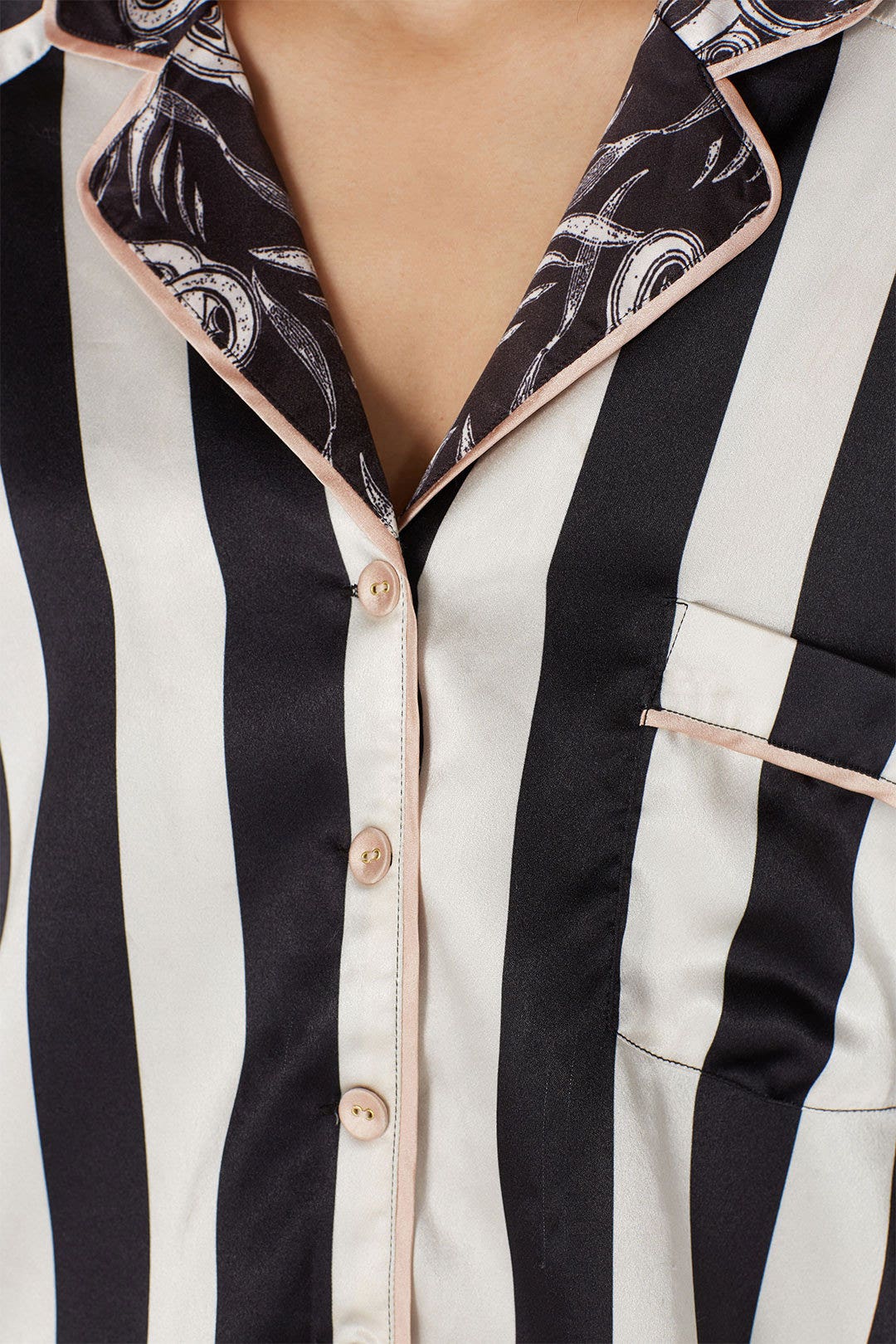 HAHT Striped PJ Shirt by HAH 3