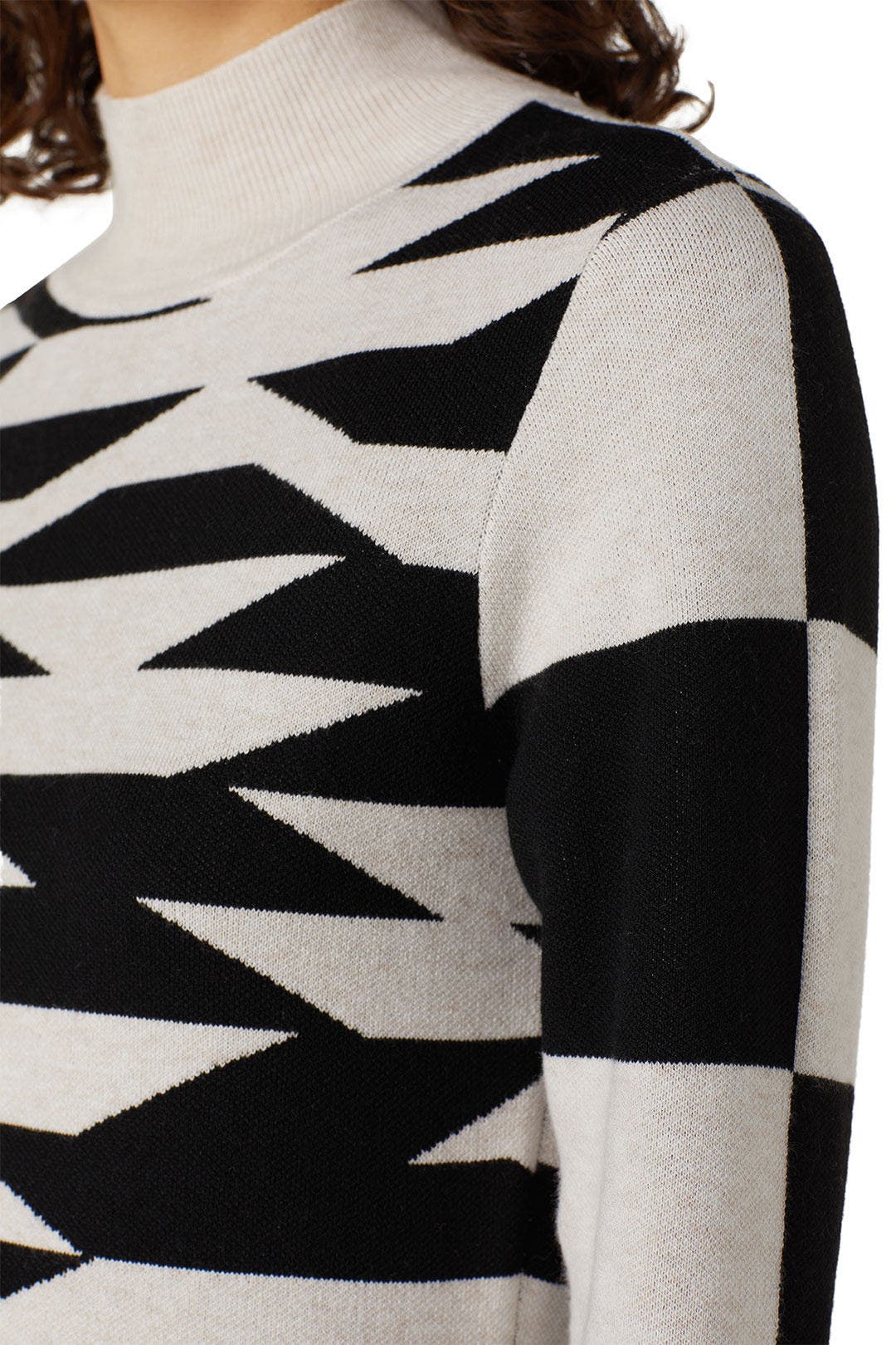 Abstract Geo Sweater Dress by Louna 3