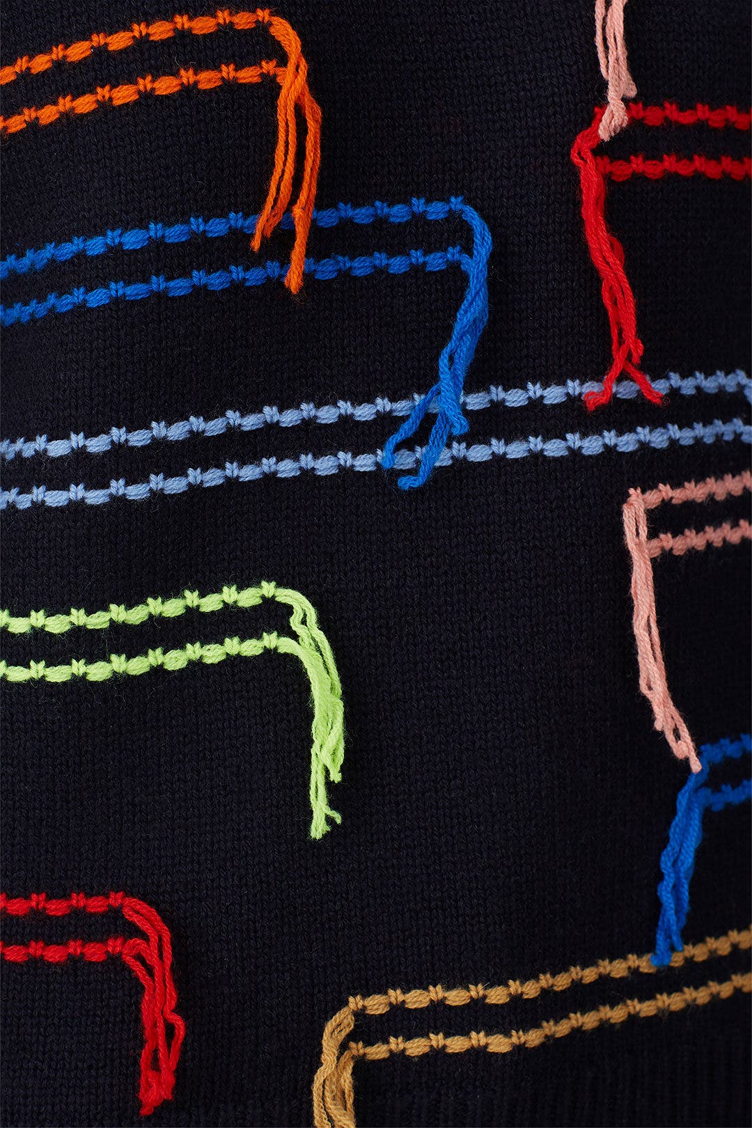 Multi Horizontal Stripe Sweater by Chinti & Parker 3