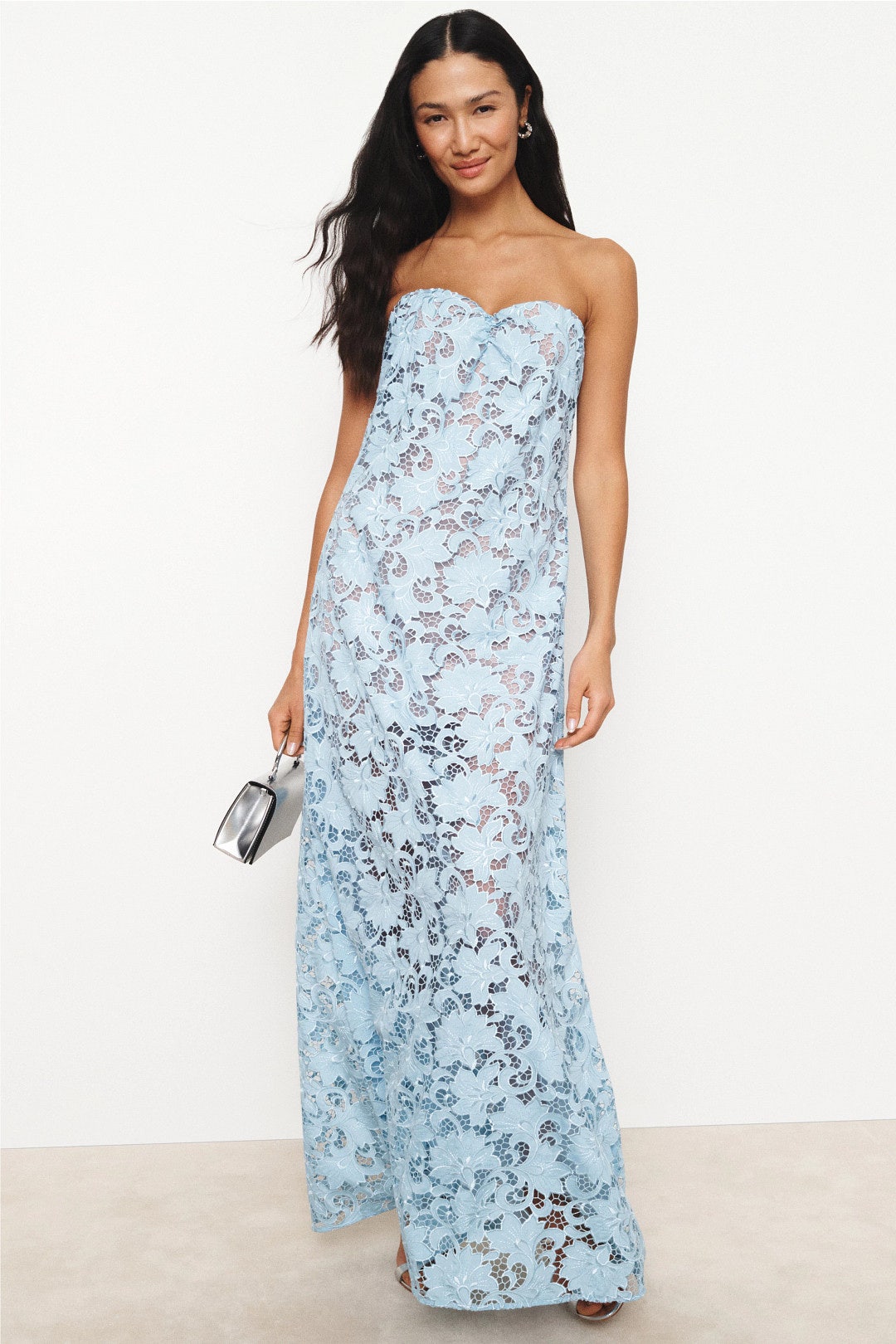 Lindsey Lace Strapless Dress by Helsi 3